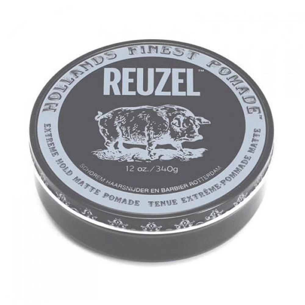 Reuzel Extreme Hold Matte Hair Pomade, 12 Oz