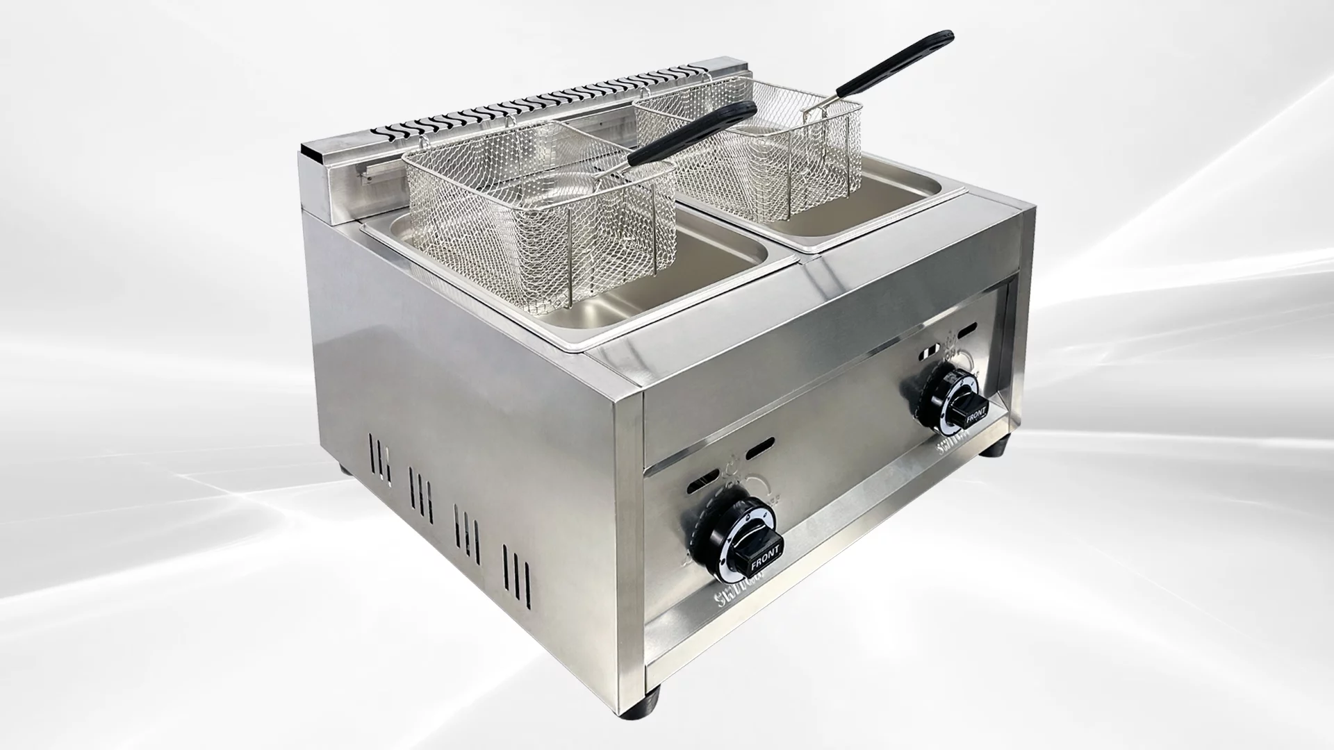 7 gallon Commercial Countertop double Deep Fryer FY7