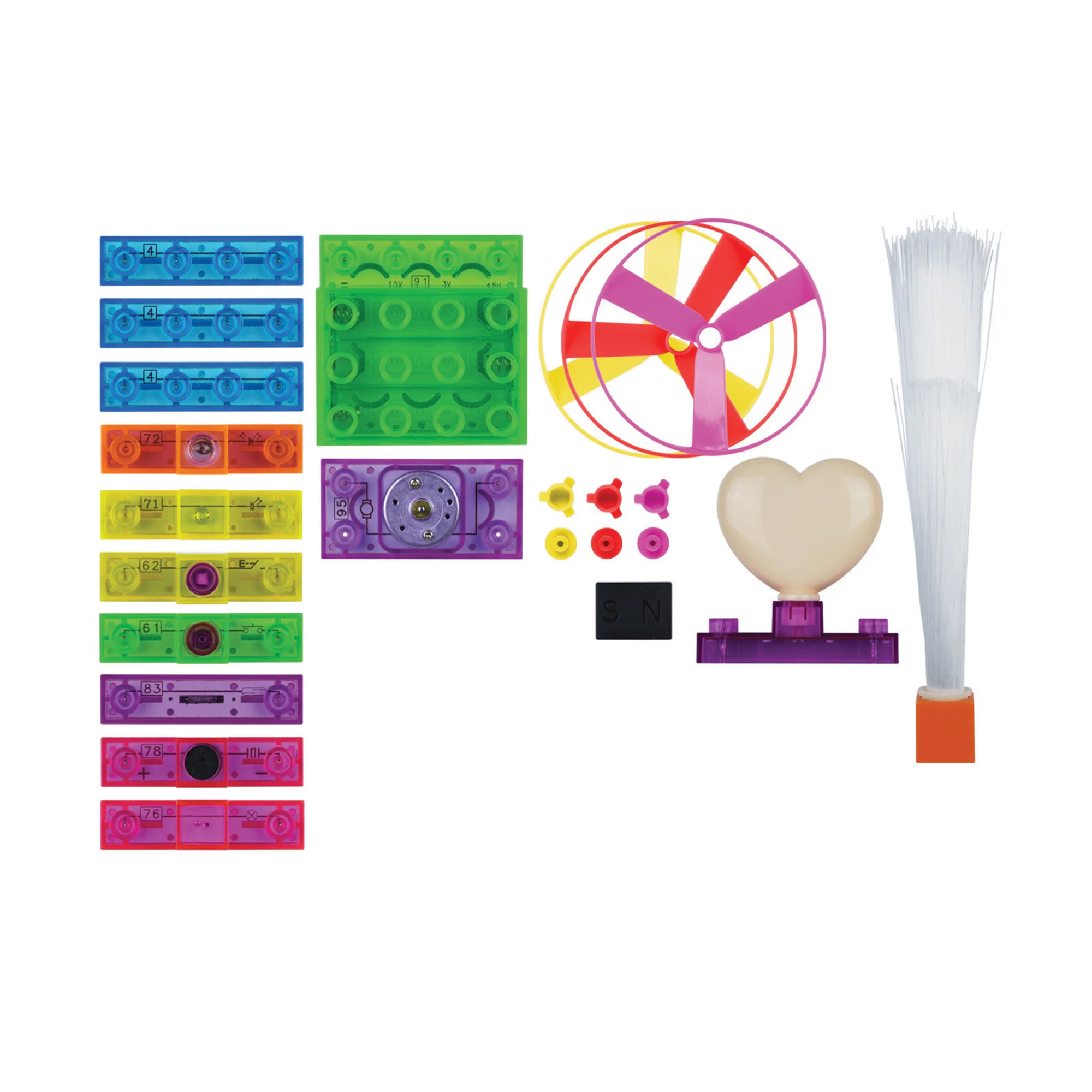 E-Blox Circuit Blox 72 Electronic Block Building Kit Model Kit