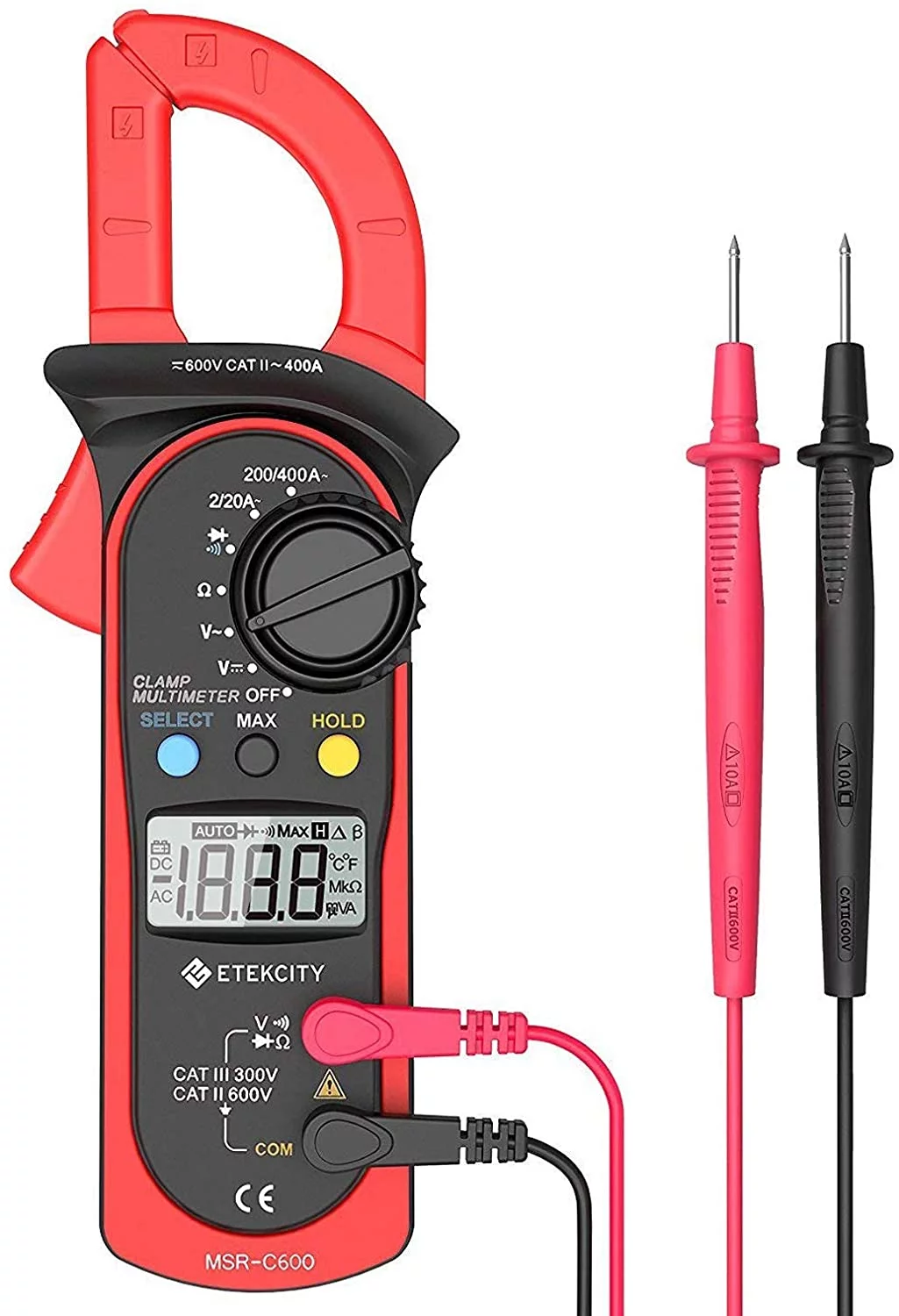 Etekcity Auto-Ranging Clamp Meter