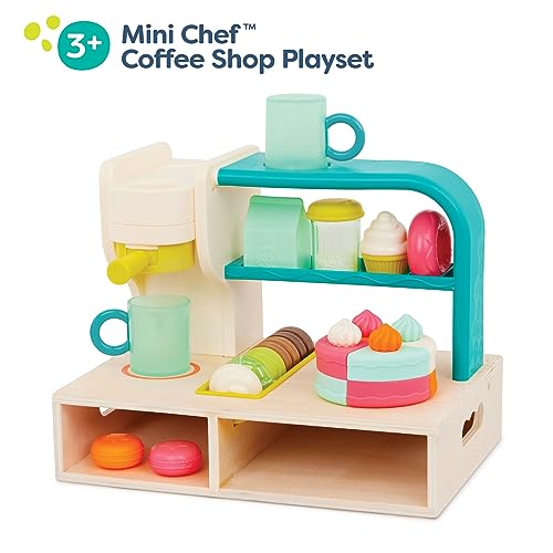 B. toys – Mini Chef Pizza– n– Pasta Playset – Pretend Play Pizza & Pasta Play Set Food Toys for 3+ Years