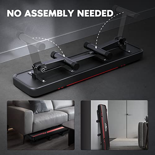 FLYBIRD Flat Bench, Foldable Flat Weight Bench Easy Assembly for Strength Training Bench Press, 600/1000 LBS 2 Versions