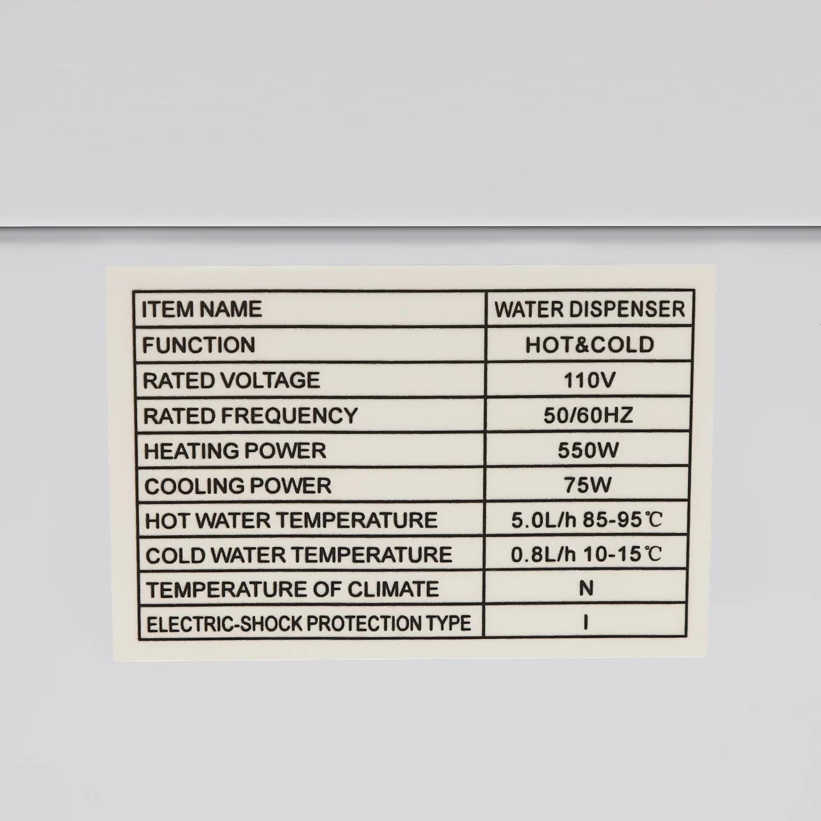 Desktop Hot & Cold Water Cooler Dispenser with Child Safety Lock Drinking Fountain