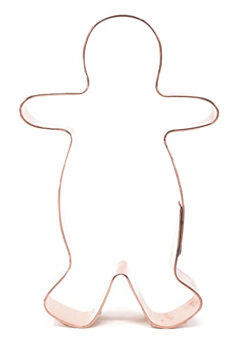 Primitive Gingerbread Man Copper Cookie Cutter