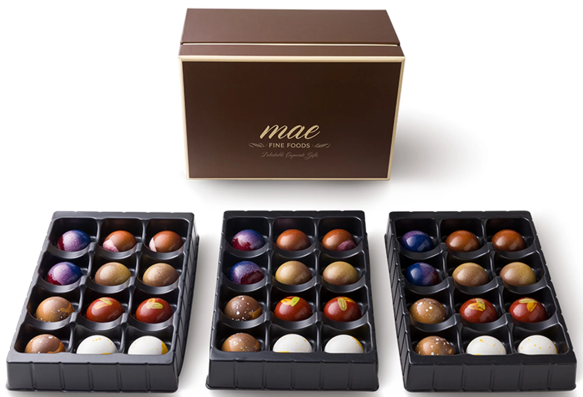 36 Classic Gourmet Chocolate Bonbons