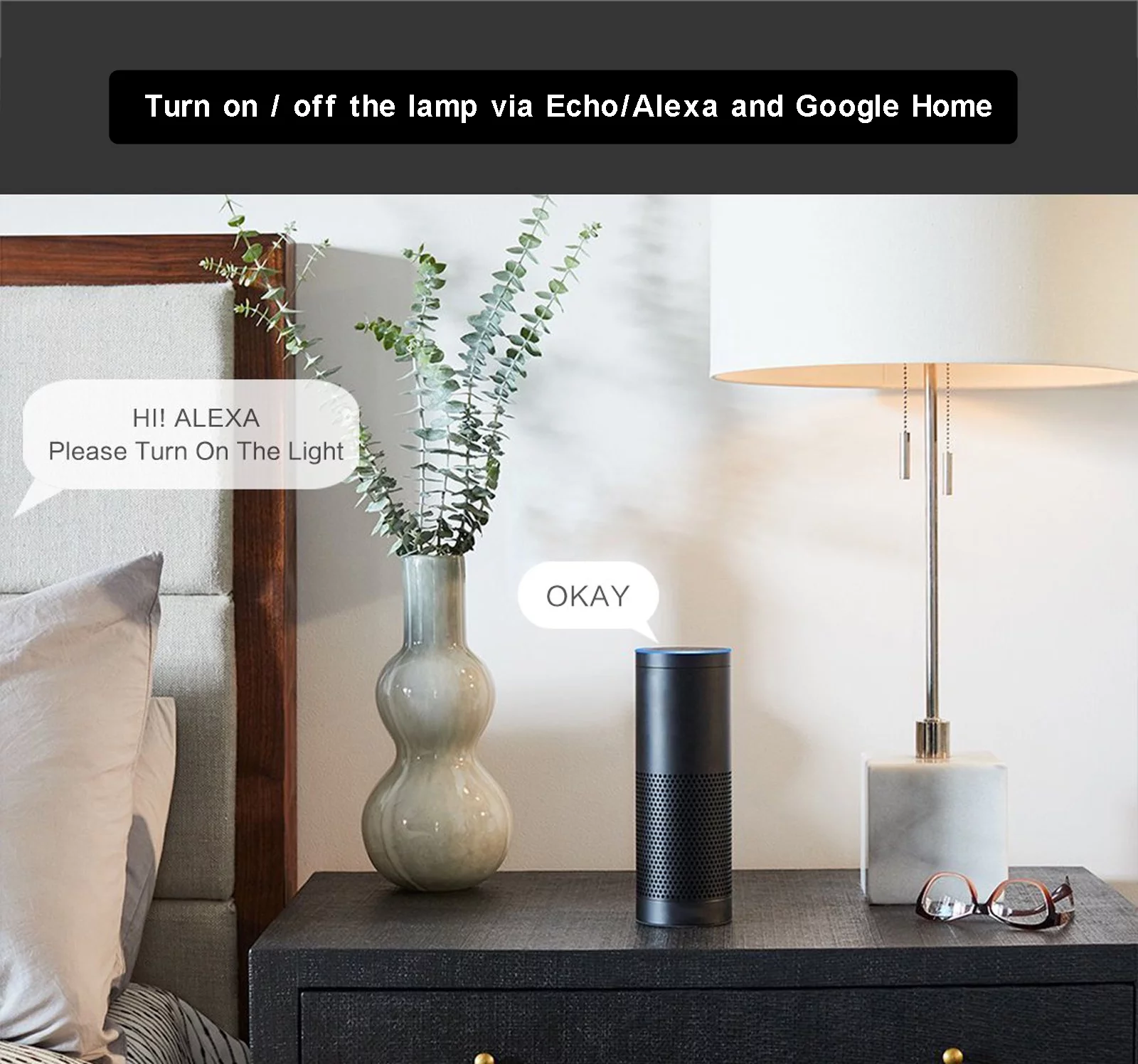 GREENCYCLE Smart Light Switch WiFi Wall Wireless 3-gang Switch + 3x WIFI Receiver Compatible with Amazon Alexa and Google Home Remote Control Lights and Appliances Timing Function