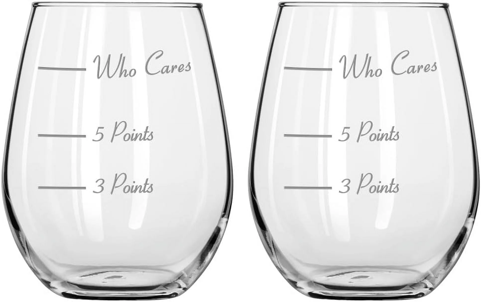 The Points Glass Wine Glass (Set Of 2) Now In Stemless