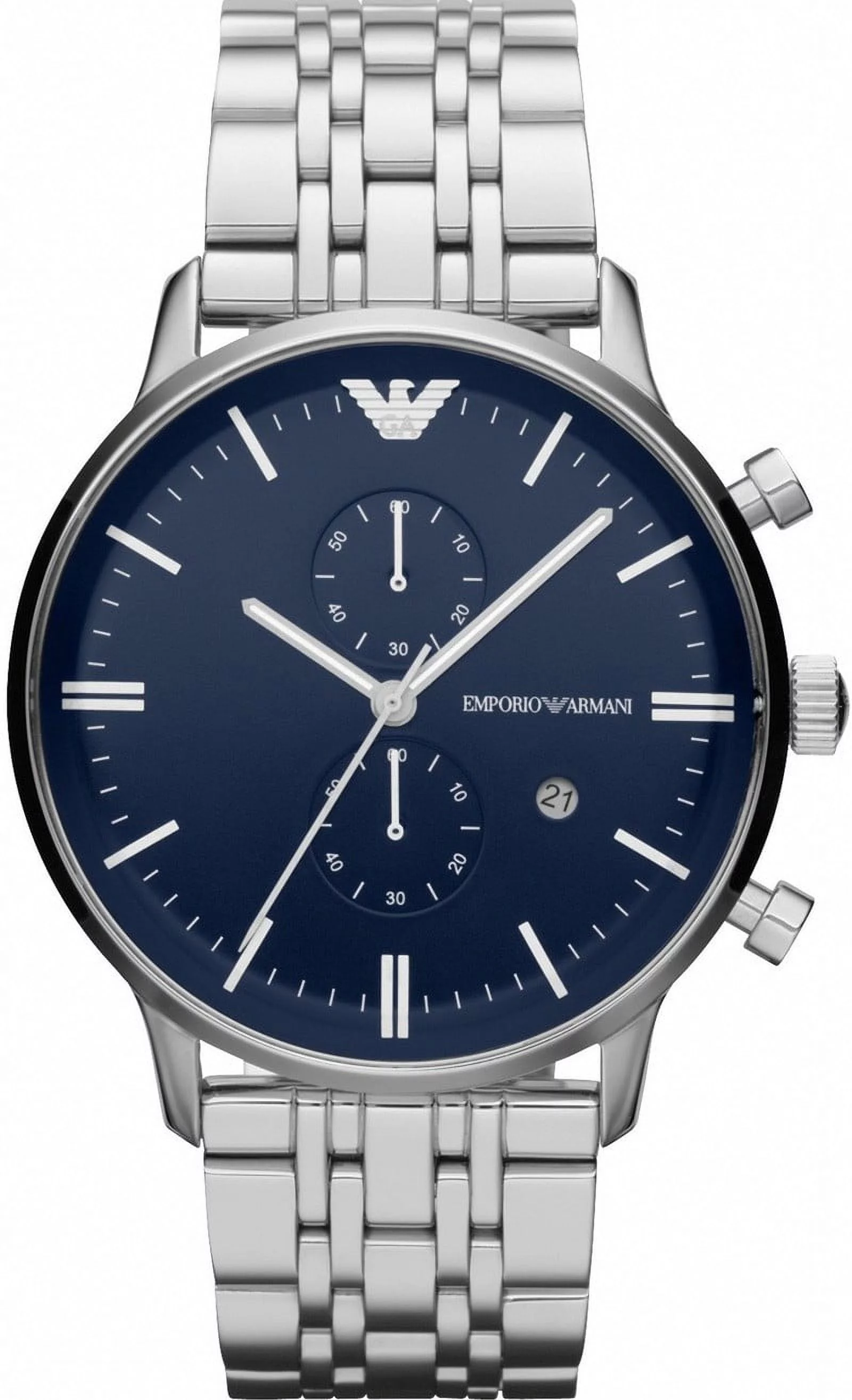 Emporio Armani Men's Gianni Chronograph Stainless Steel Bracelet Watch 43mm AR1648