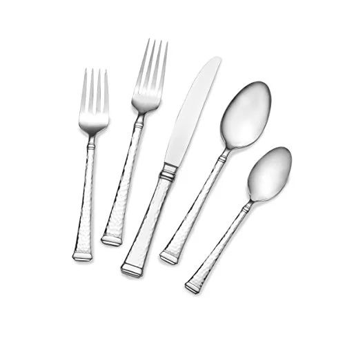 Mikasa Hammered Harmony 18/10 Stainless 20pc. Flatware Set (Service for Four)