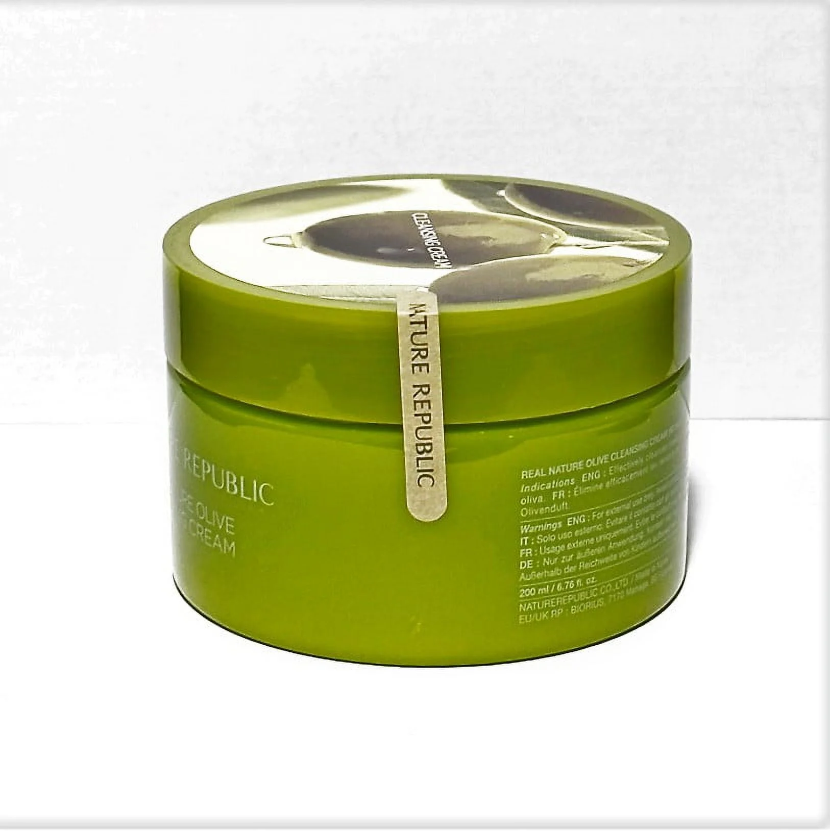 2 Pack Nature Republic Real Nature Olive Cleansing Cream 200ml US Seller *HTF*