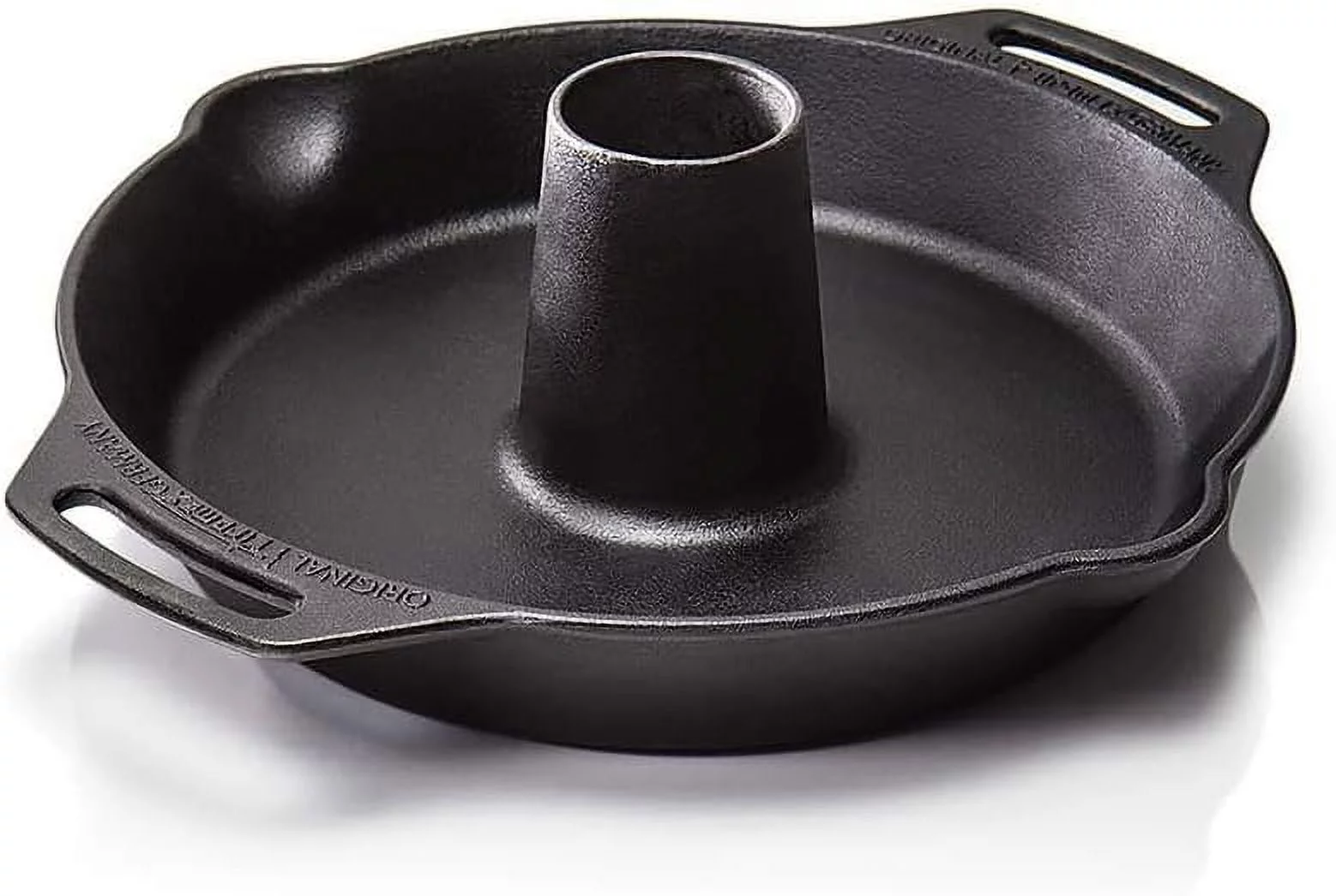 Poultry Roaster Pan, Cast Iron Roasting Cookware For Oven Or Grill, 11.8" X 11.8" X 3.9" With Handles And Pour Spout