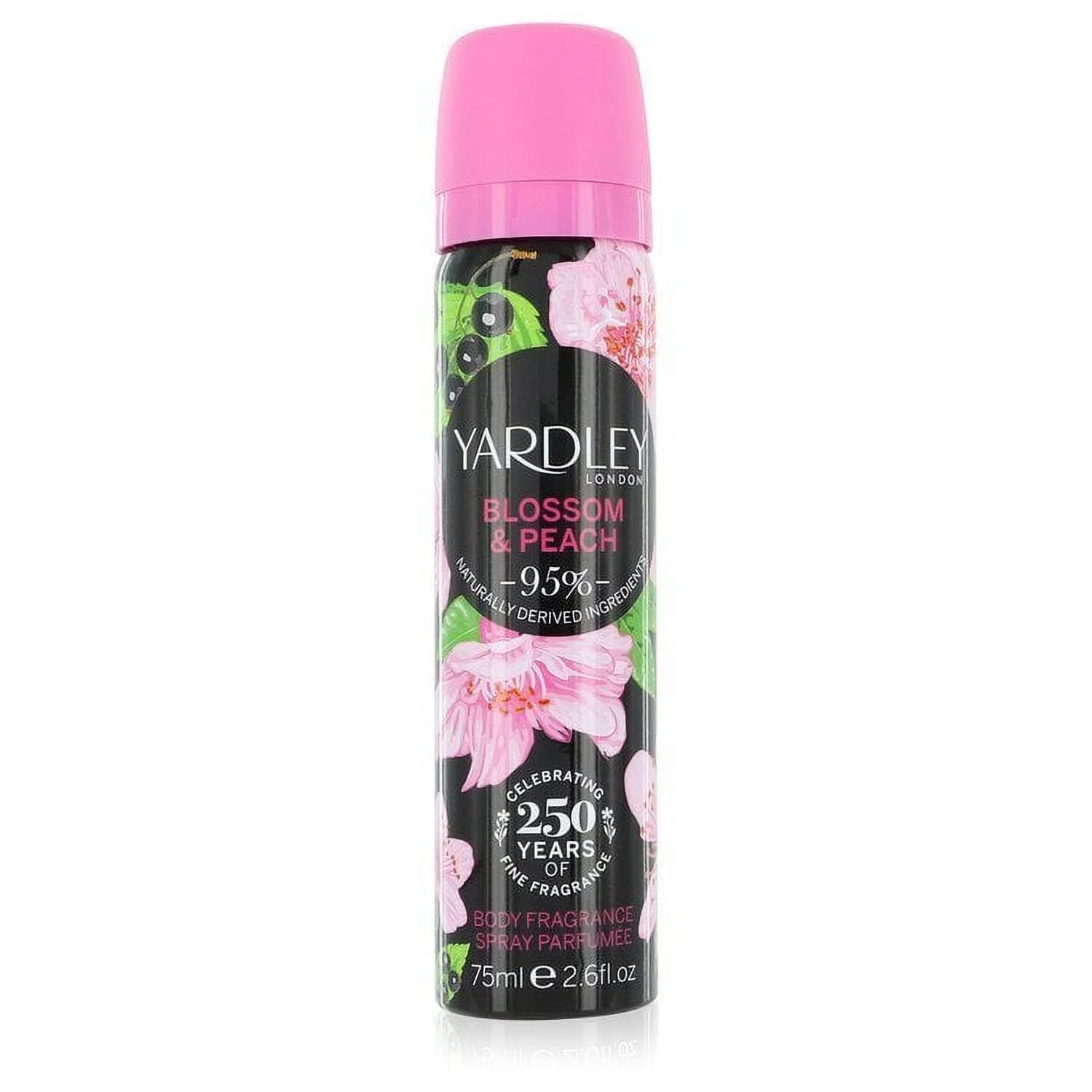 Yardley London Blossom & Peach Body Fragrance Spray - Captivating Essence of Womanhood
