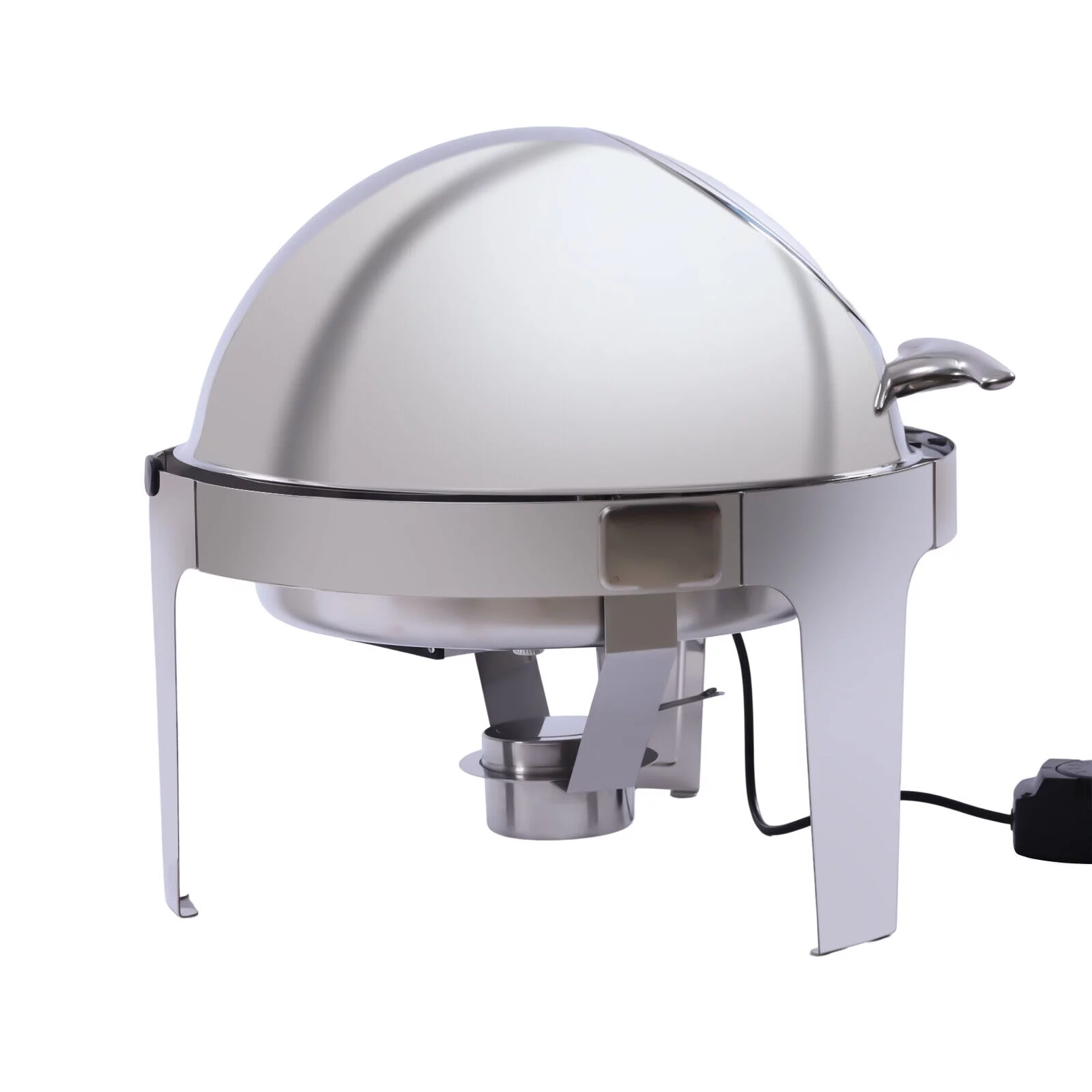 FETCOI 6L Electric Catering Chafing Dish Set Buffet Warmer Chafing Dish w/ Rolling Lid