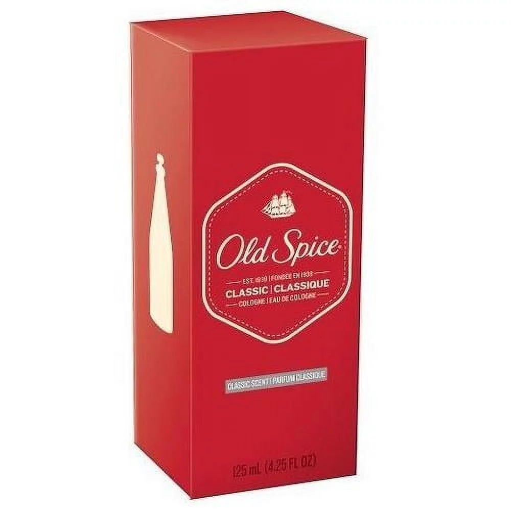 5 Pack Old Spice Classic Cologne Spray 4.25 oz Each