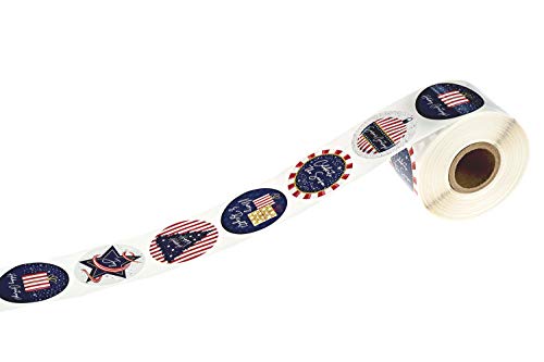 Jolly Santa Stickers / 500 Happy Saint Nick Christmas Label Roll / 1.5