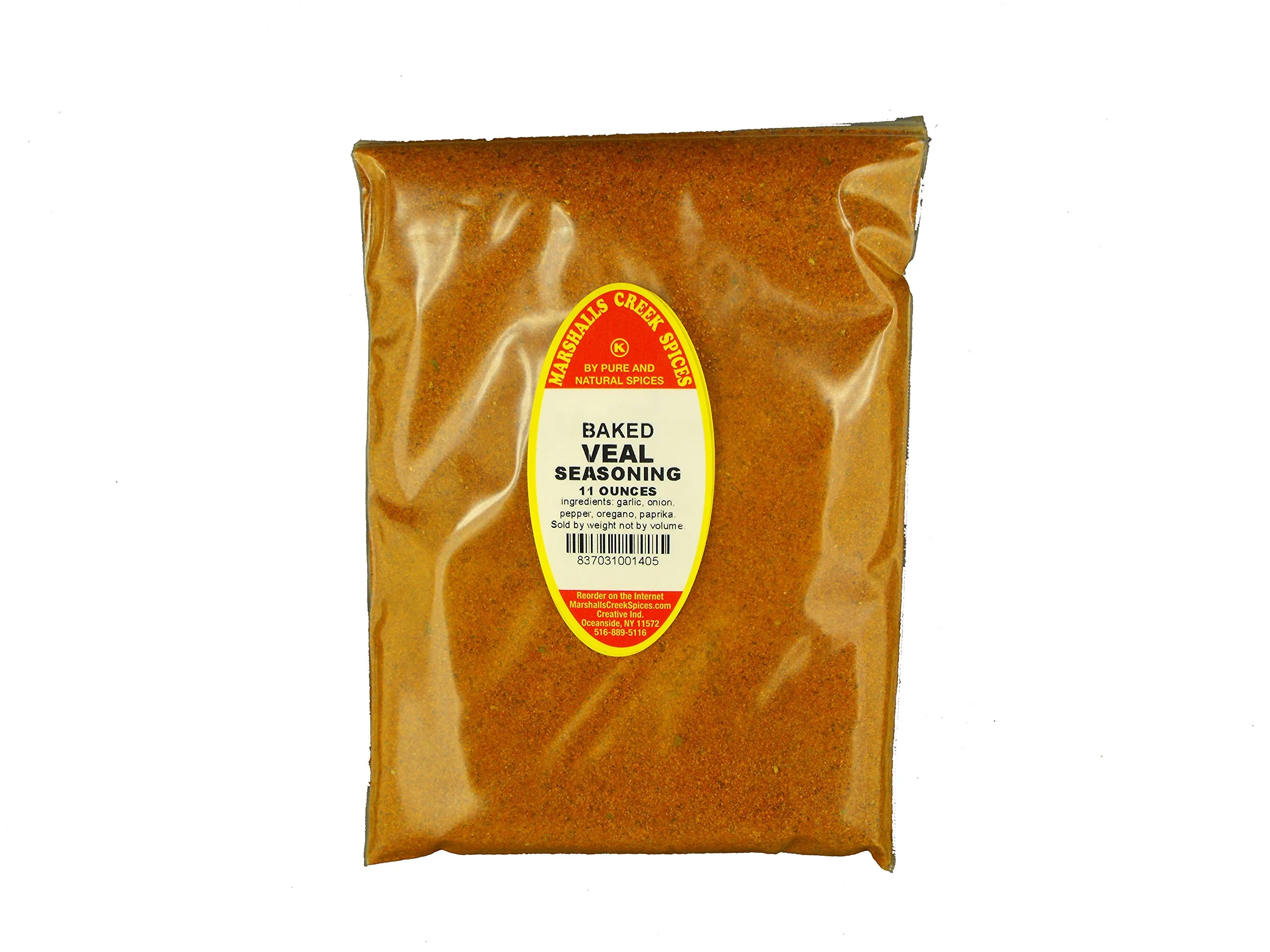 Marshalls Creek Kosher Spices (12 Pack) Baked Veal Seasoning No Salt Refill, 11 Oz.