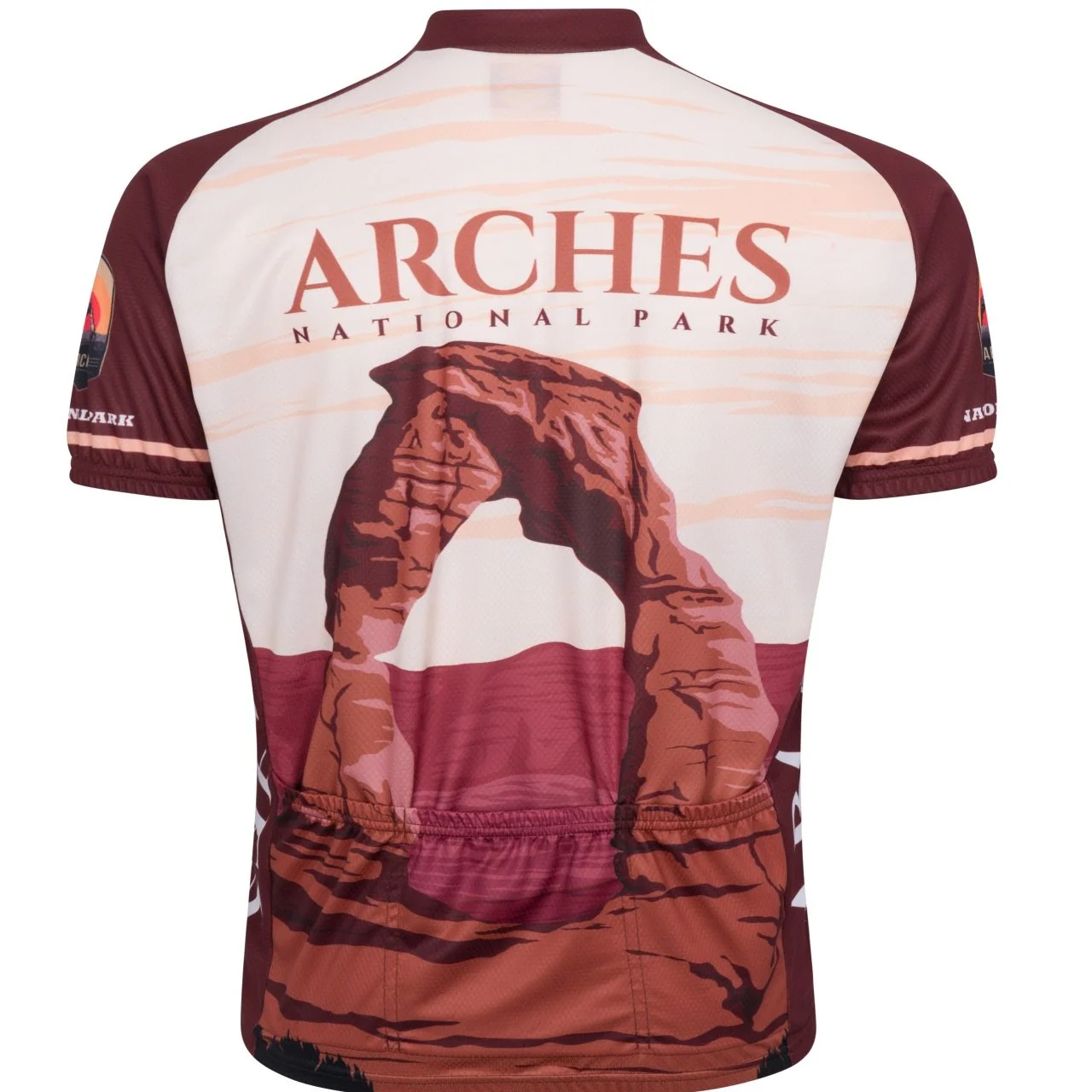 Aches National Park Men's Full Zip Cycling jersey-L
