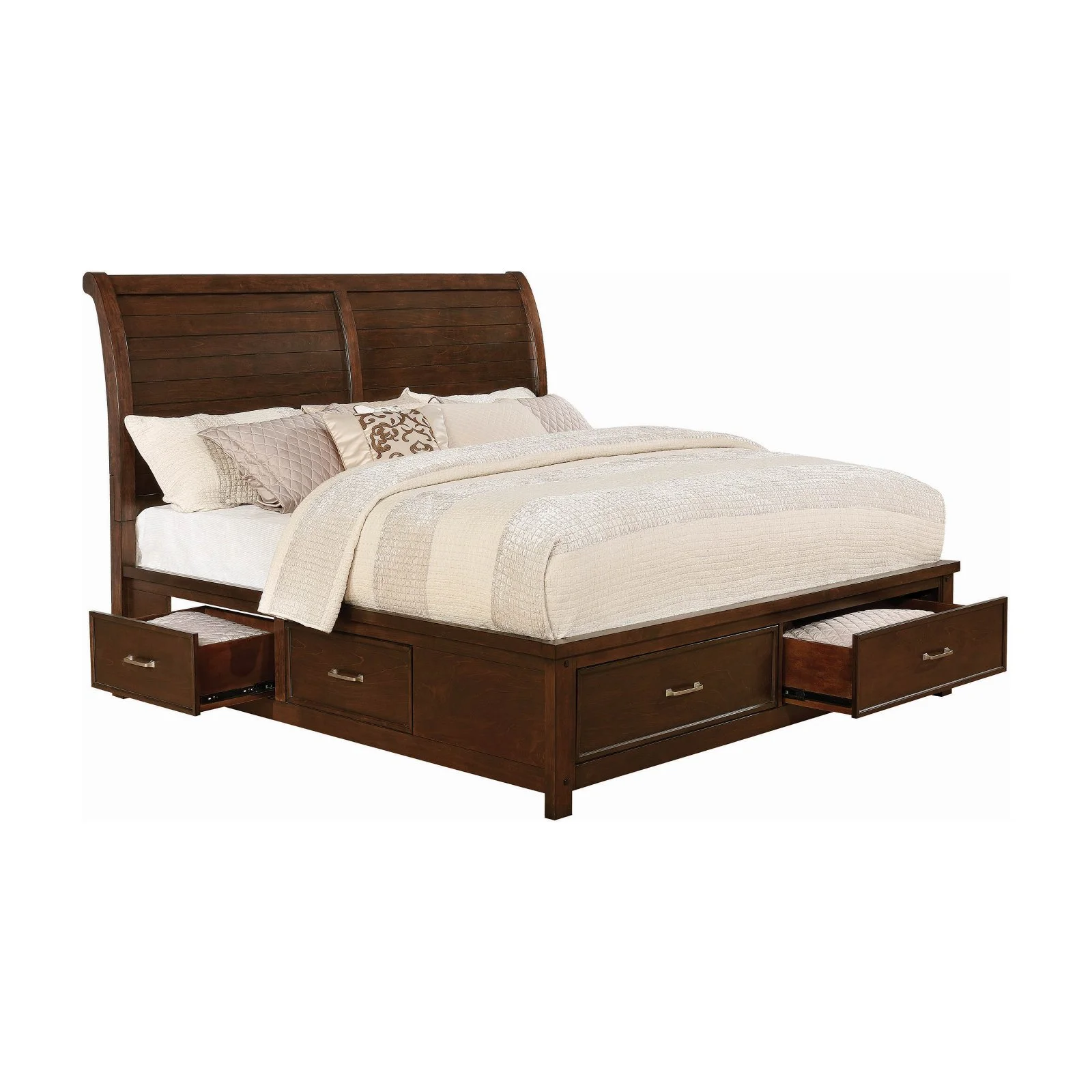 Barstow Queen Storage Bed Pinot Noir