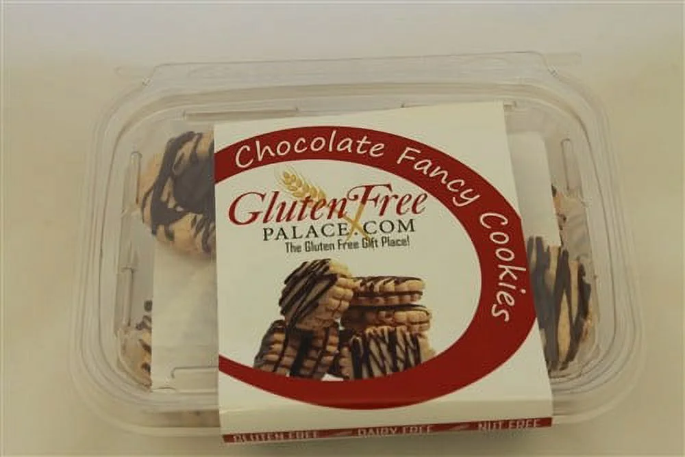 GlutenFreePalace.com Chocolate Fancy Cookies, 6 Oz. [2 Pack]