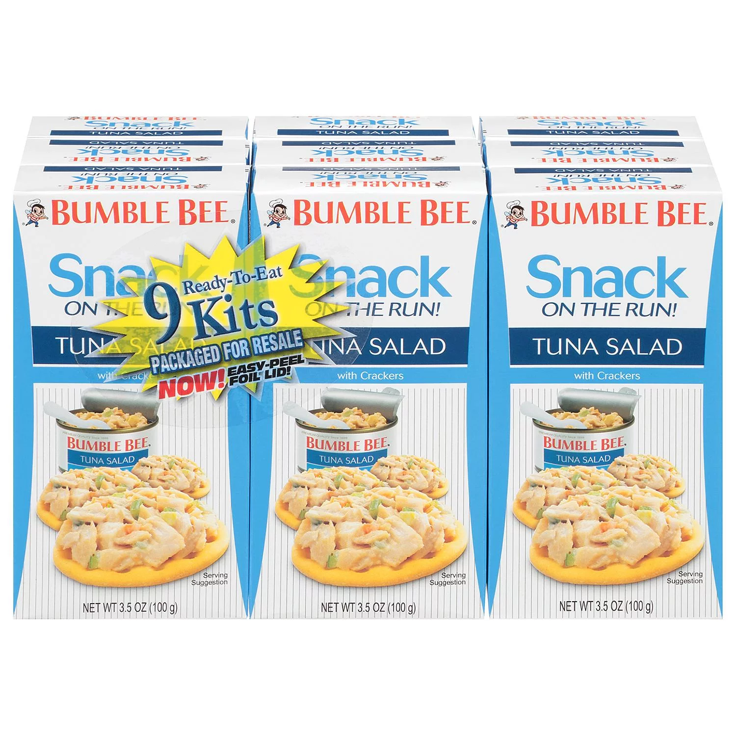 Bumble Bee Tuna Salad Snack on the Run, 9 pk./3.5 oz.