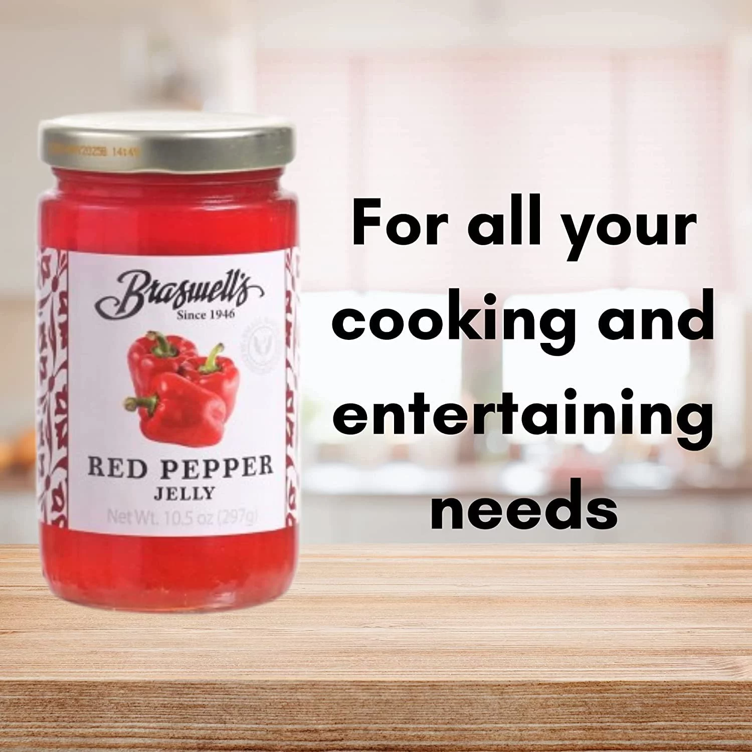 Braswell Red Pepper Jelly, 10.5 Ounce (Pack of 12)