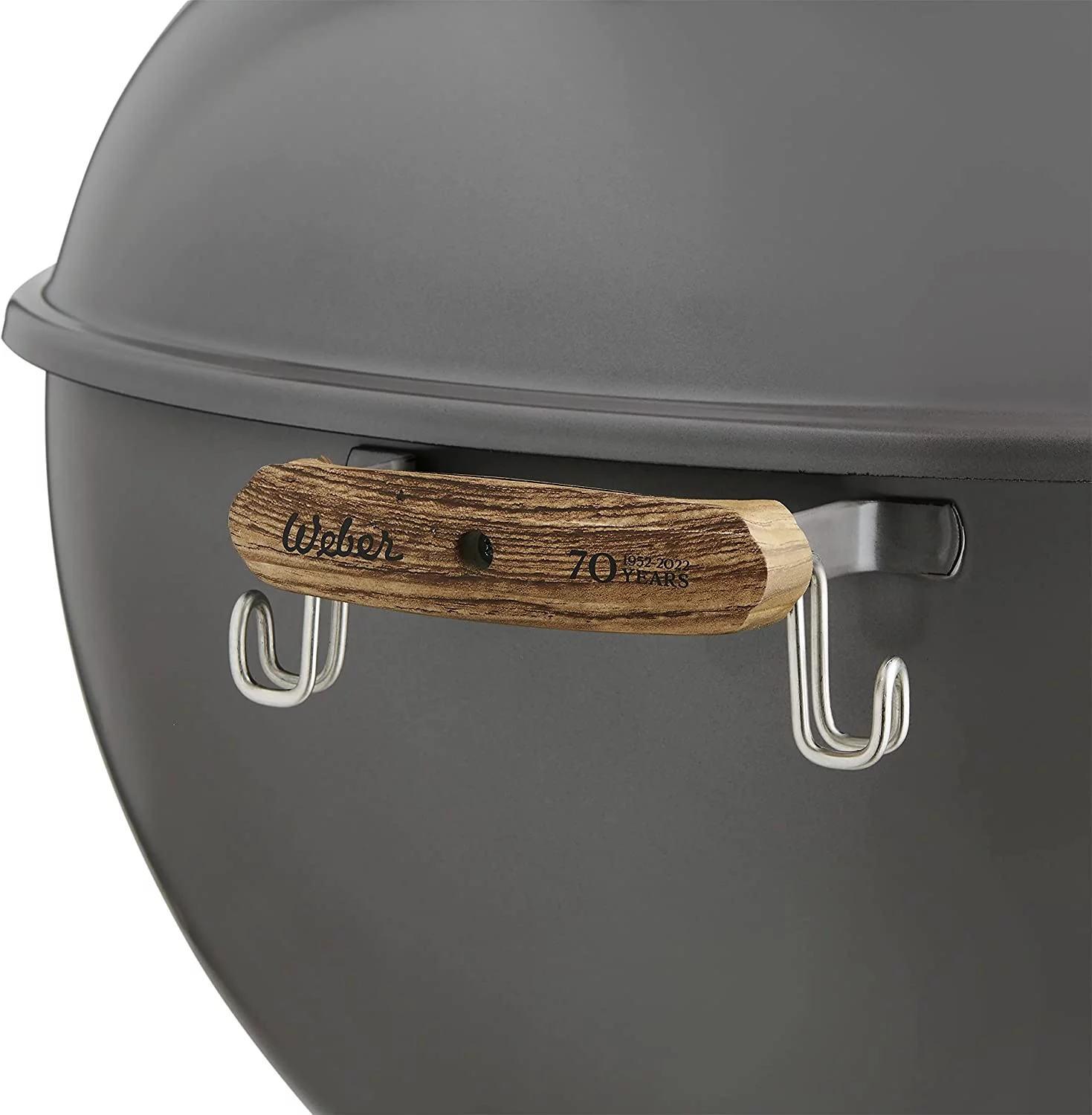 Weber 22 in. 70th Anniversary Kettle Charcoal Grill Hollywood Gray