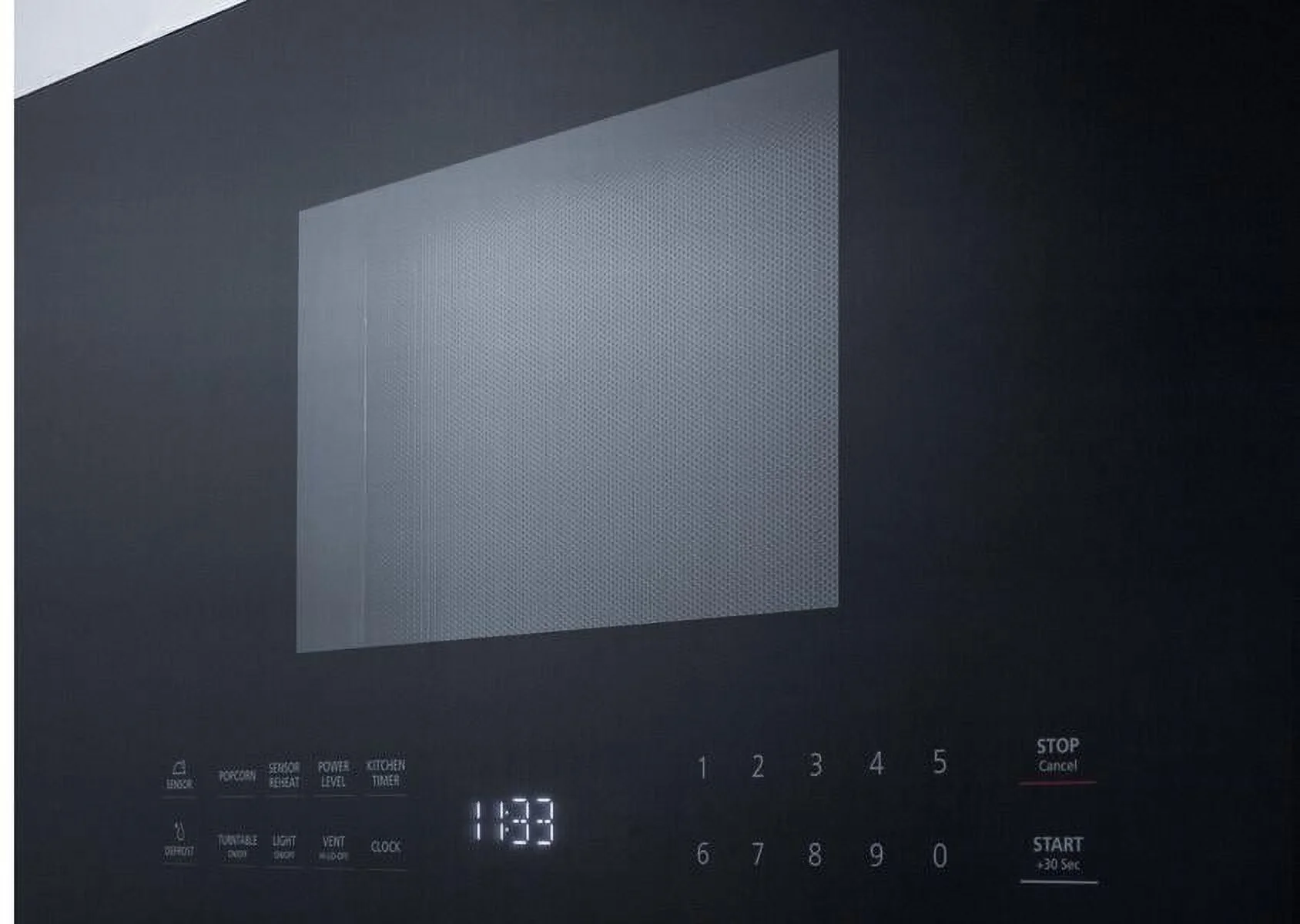 Summit Appliance MHOTR24SS 24 in. Wide Over-the-Range Microwave, Black & Stainless Steel