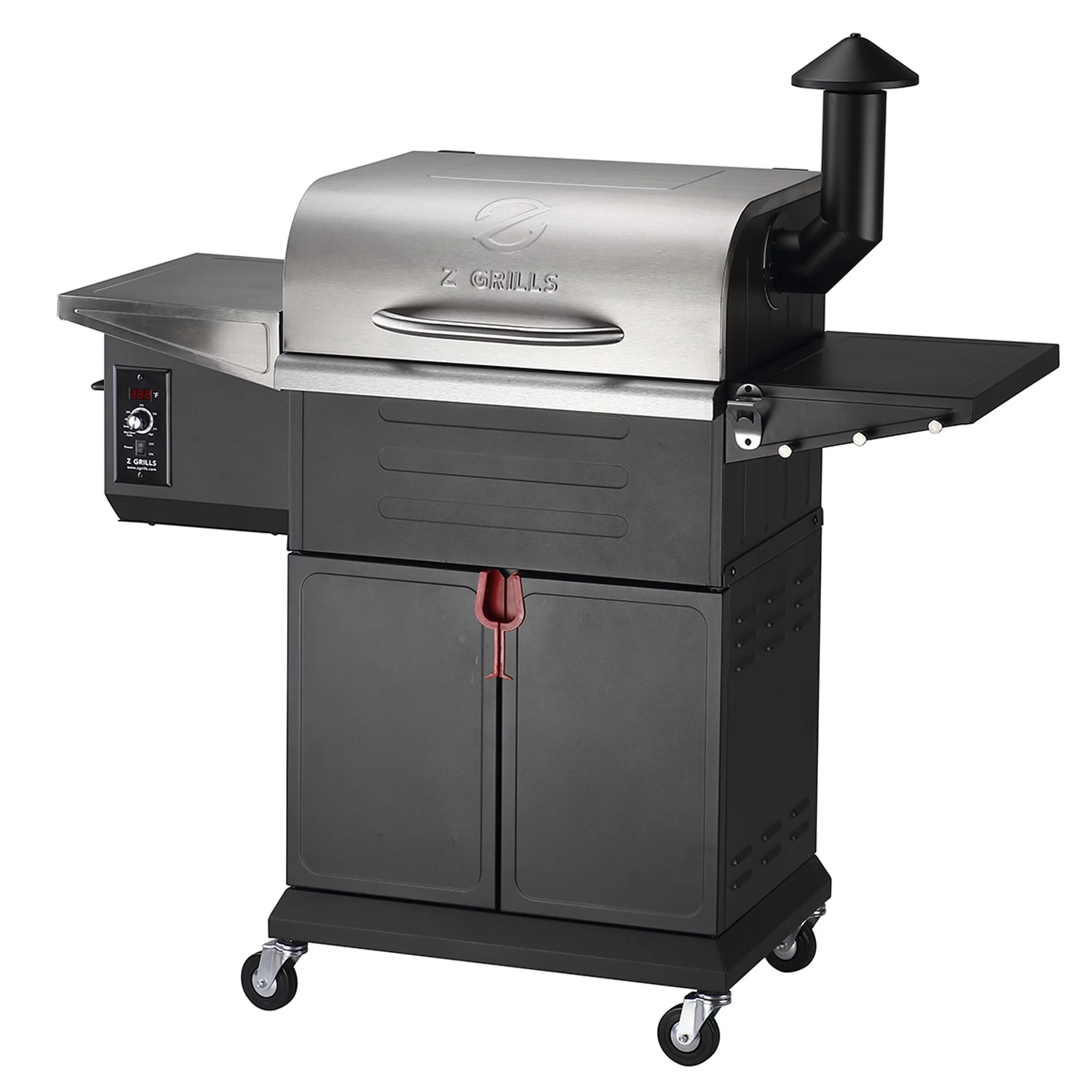 Z GRILLS Wood Pellet Grill Smoker with PID Technology, Auto Temperature Control, Direct Flame Searing Function, 572 sq in Cooking Area for Outdoor BBQ