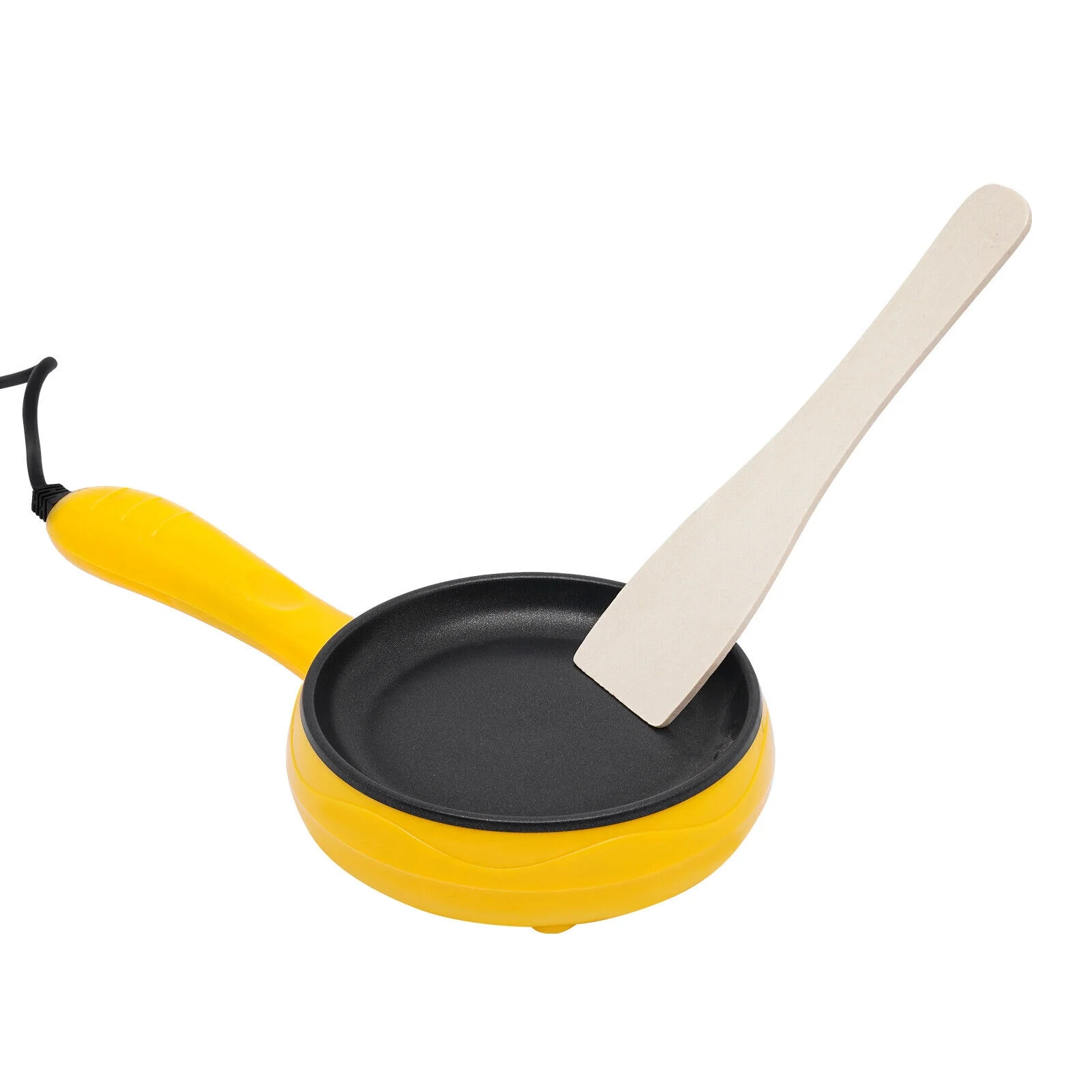 6-inch Electric Skillet, Non-Stick Electric Skillet, Yellow Mini Frying Pan