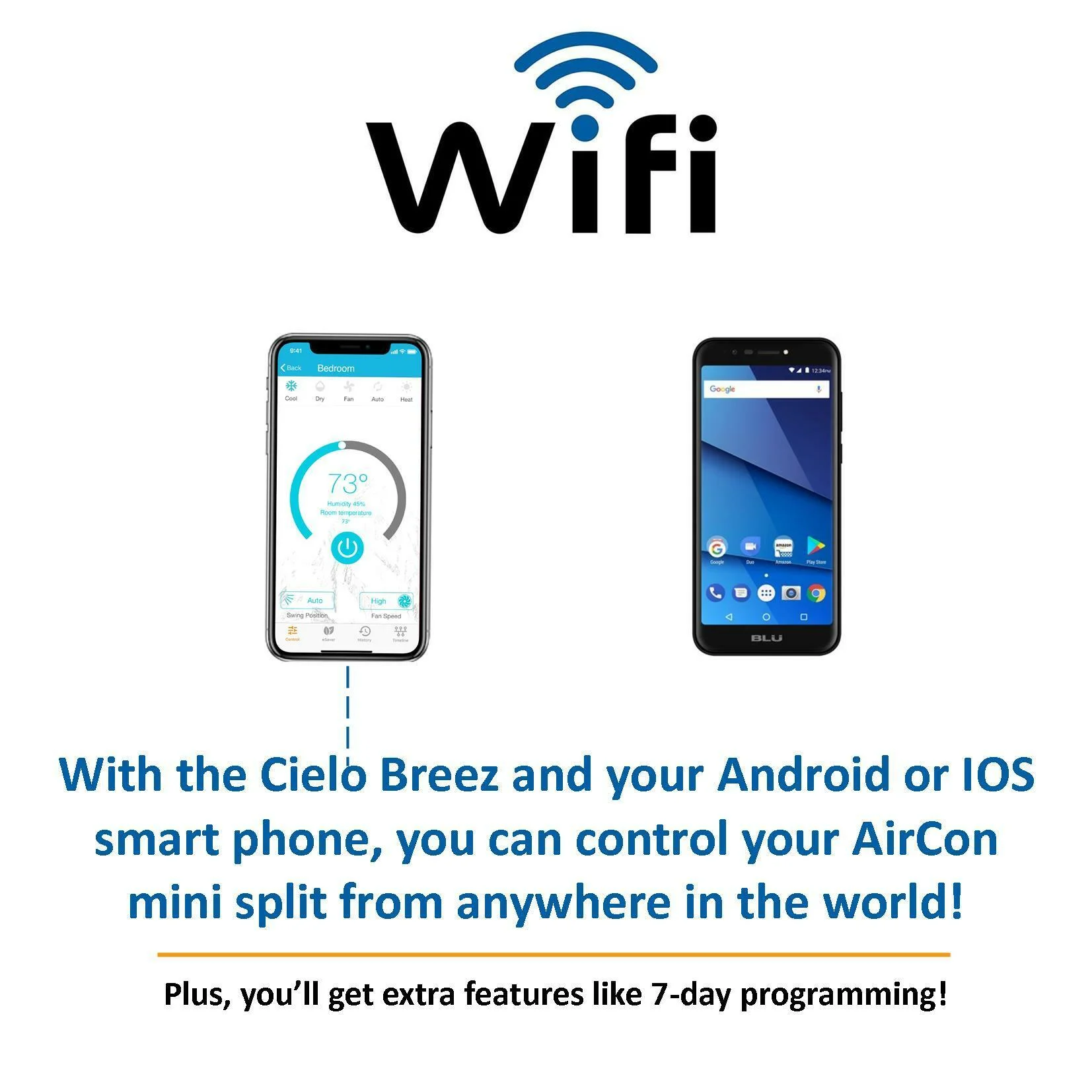 24000 BTU Ductless Air Conditioner Mini Split AC/Heating System 2 Ton Pre-Charged Inverter Heat Pump 21 SEER USA Parts & Support