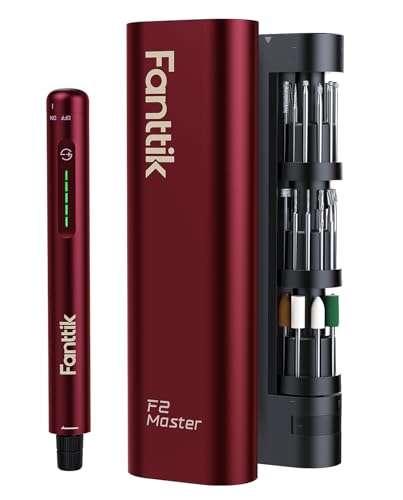 Fanttik F2 Master Mini Cordless Rotary Tool Kit, NeoPulse Motor, 5 Variable Speed, 25000 RPM, Revostor Hub, 35 Accessories, for 3D Printer Sanding, Polishing, Drilling, Carving, DIY Crafts