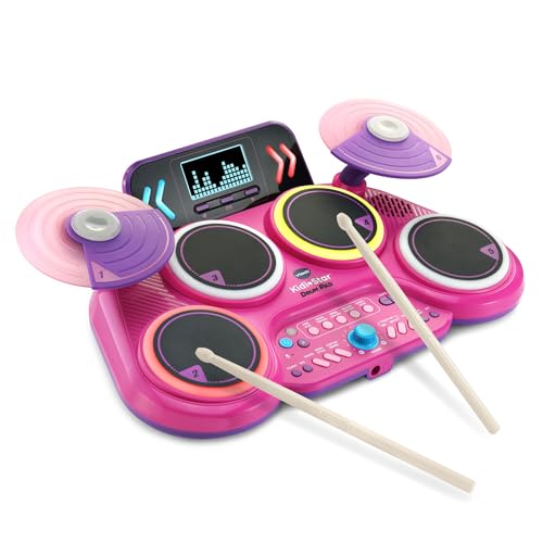 VTech Kidi Star Drum Pad, Black