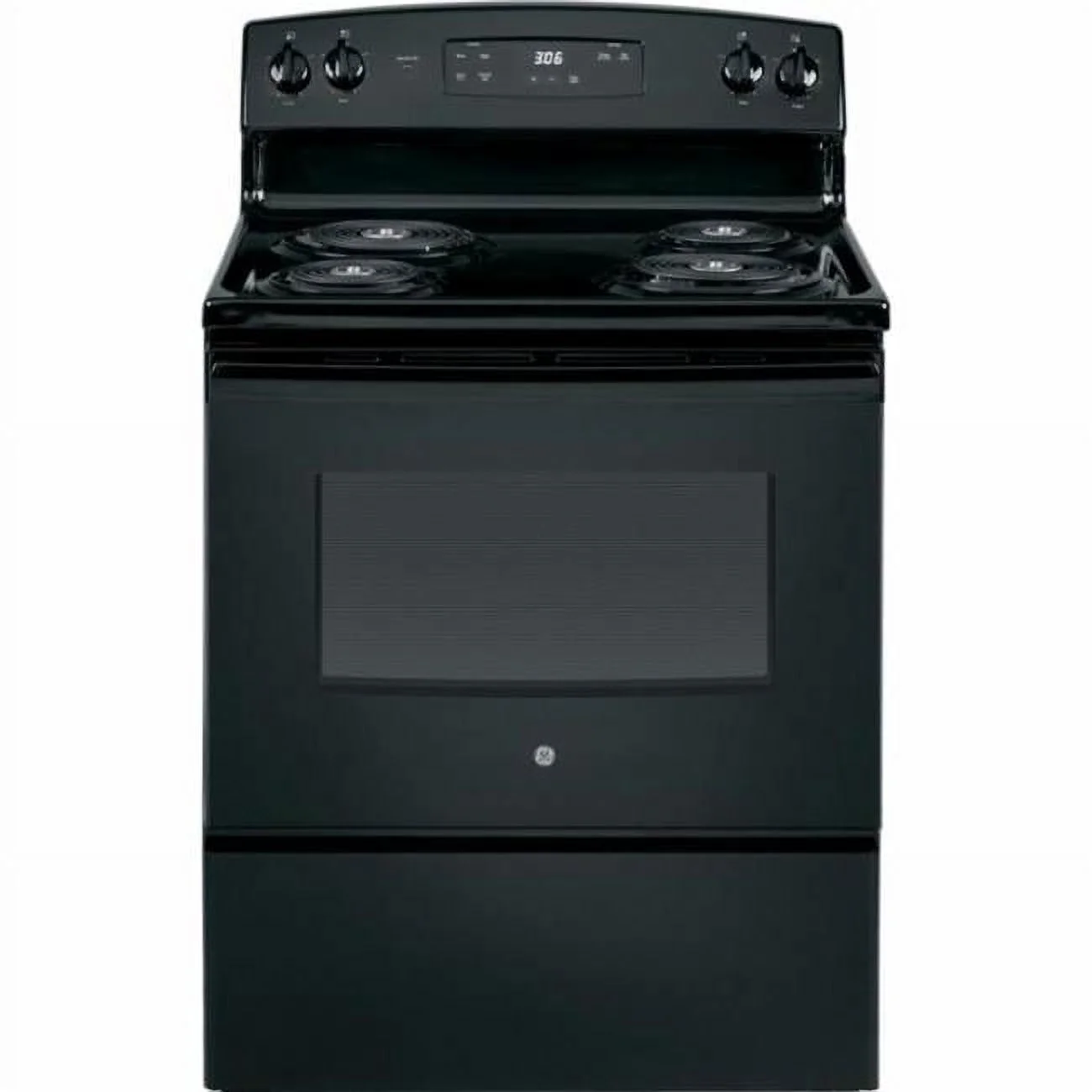 Natural Gas Electric Range, Black