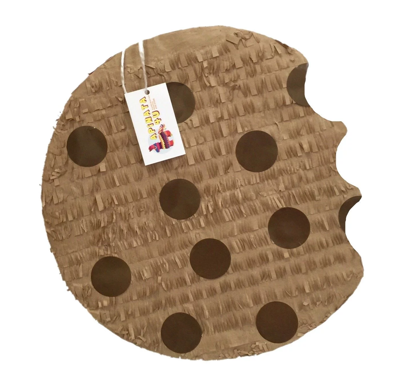 APINATA4U Bitten Chocolate Chip Cookie Pinata, 16in x 16in