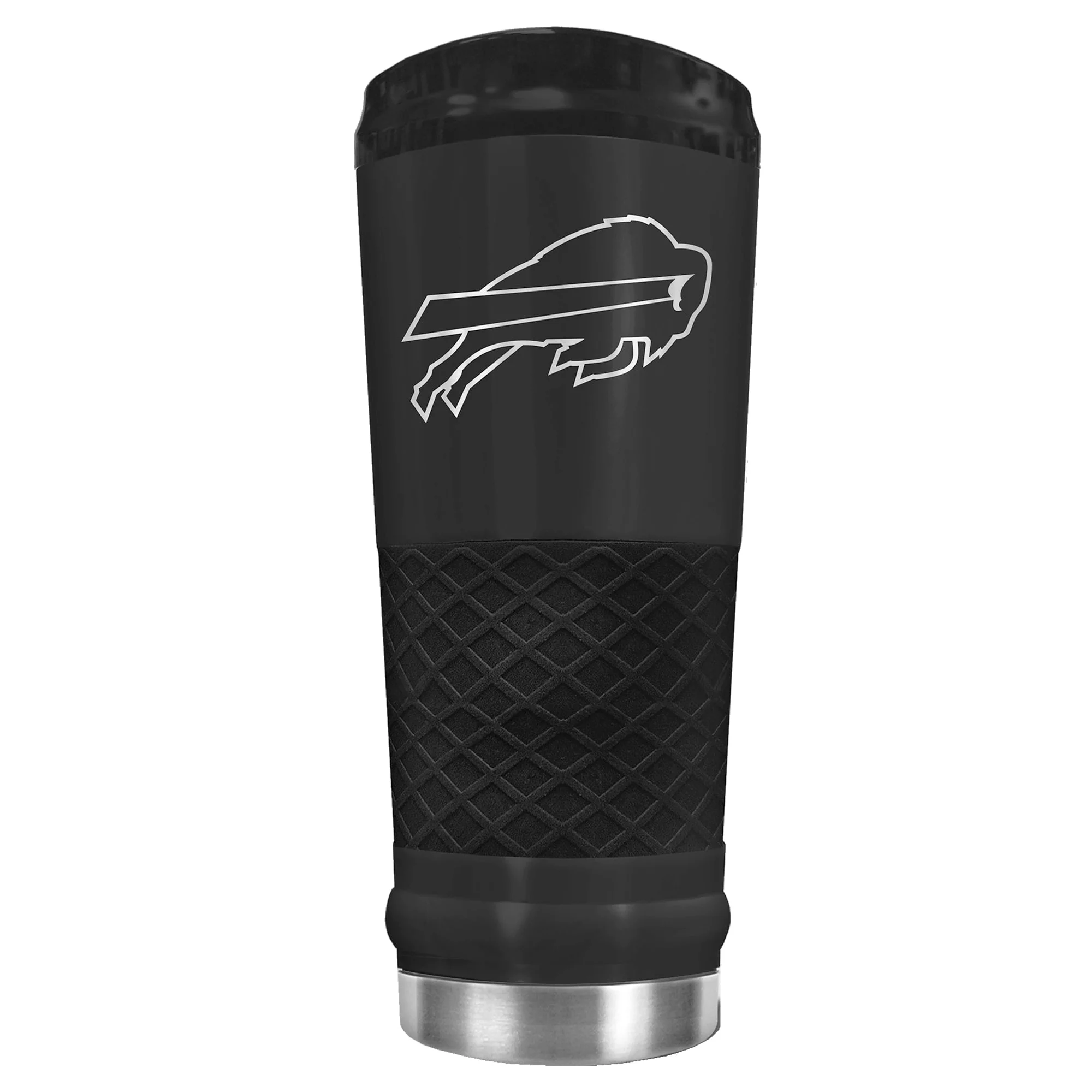 Black Buffalo Bills 24oz Stealth Matte Tumbler