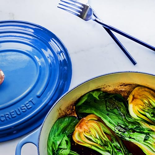 Le Creuset Signature 8-quart Oval Dutch Oven with Copper Knob - Enameled Cast Iron (Marseille)