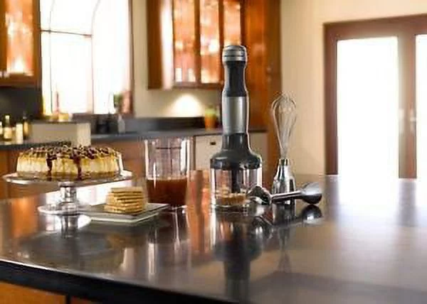 KitchenAid 3-Speed Immersion Hand Blender KHB2351cu Silver blend chop