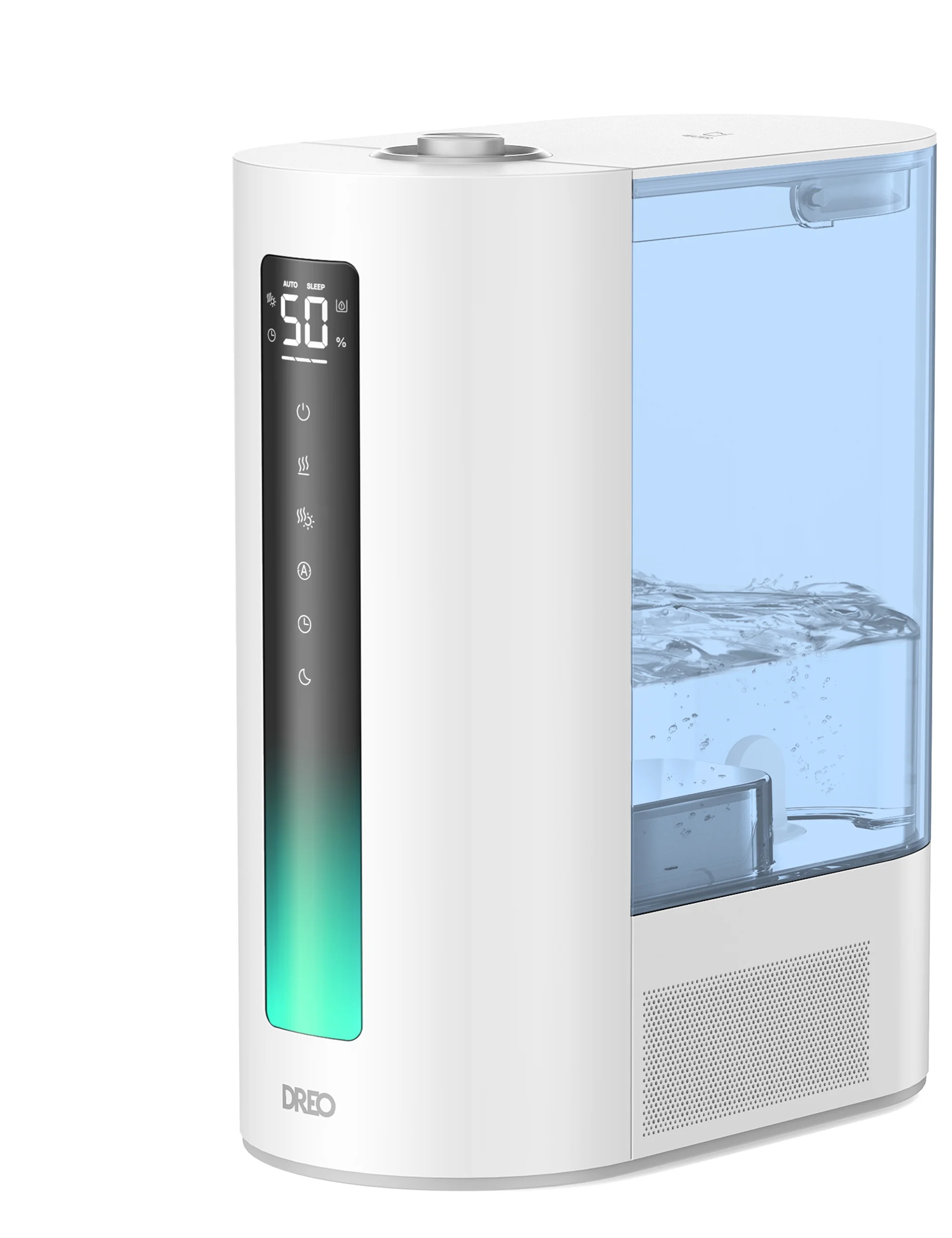 Dreo Cool & Warm Mist Humidifier with Filter, 6L Tank Top Fill Humidifier, Quiet Ultrasonic Humidifiers for Bedroom, Indicator Light, 60Hrs Routime, Precise Humidity Sensor, Dual-aromapad Tray, Blue