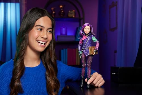 Mattel Descendants Evie Isle of The Lost Tenth Anniversary Fashion Doll with Removable Outfit, Accessory & Bendable Joints, Inspired by The Movies​​