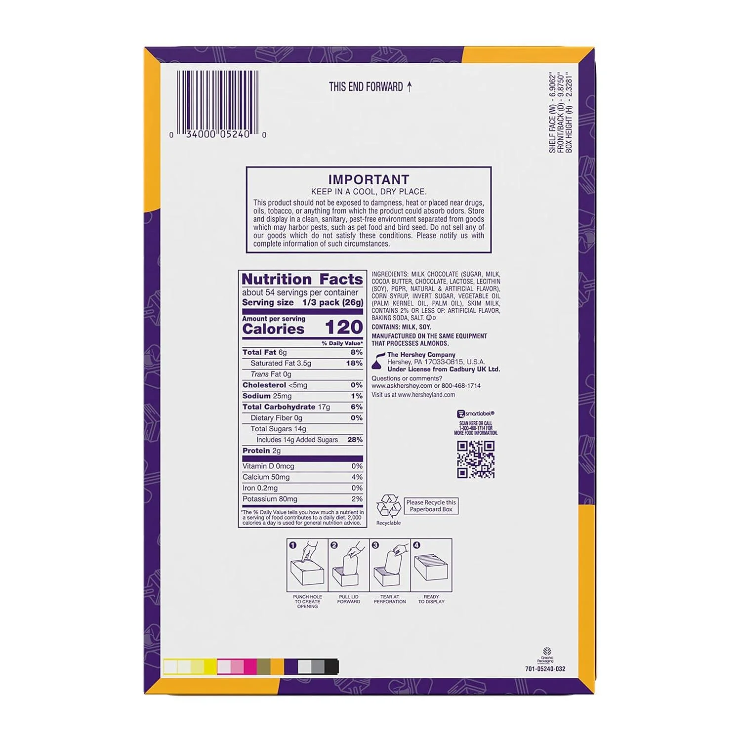 10 Pack CADBURY CARAMELLO Best Milk Chocolate Caramel King Size Candy Bars | 2.7 oz | RADYAN®