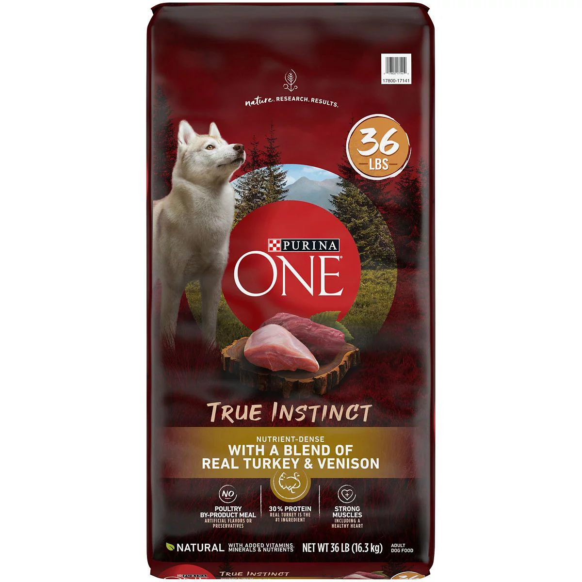 Purina ONE True Instinct Adult Natural Turkey and Venison Recipe Dry Dog Food