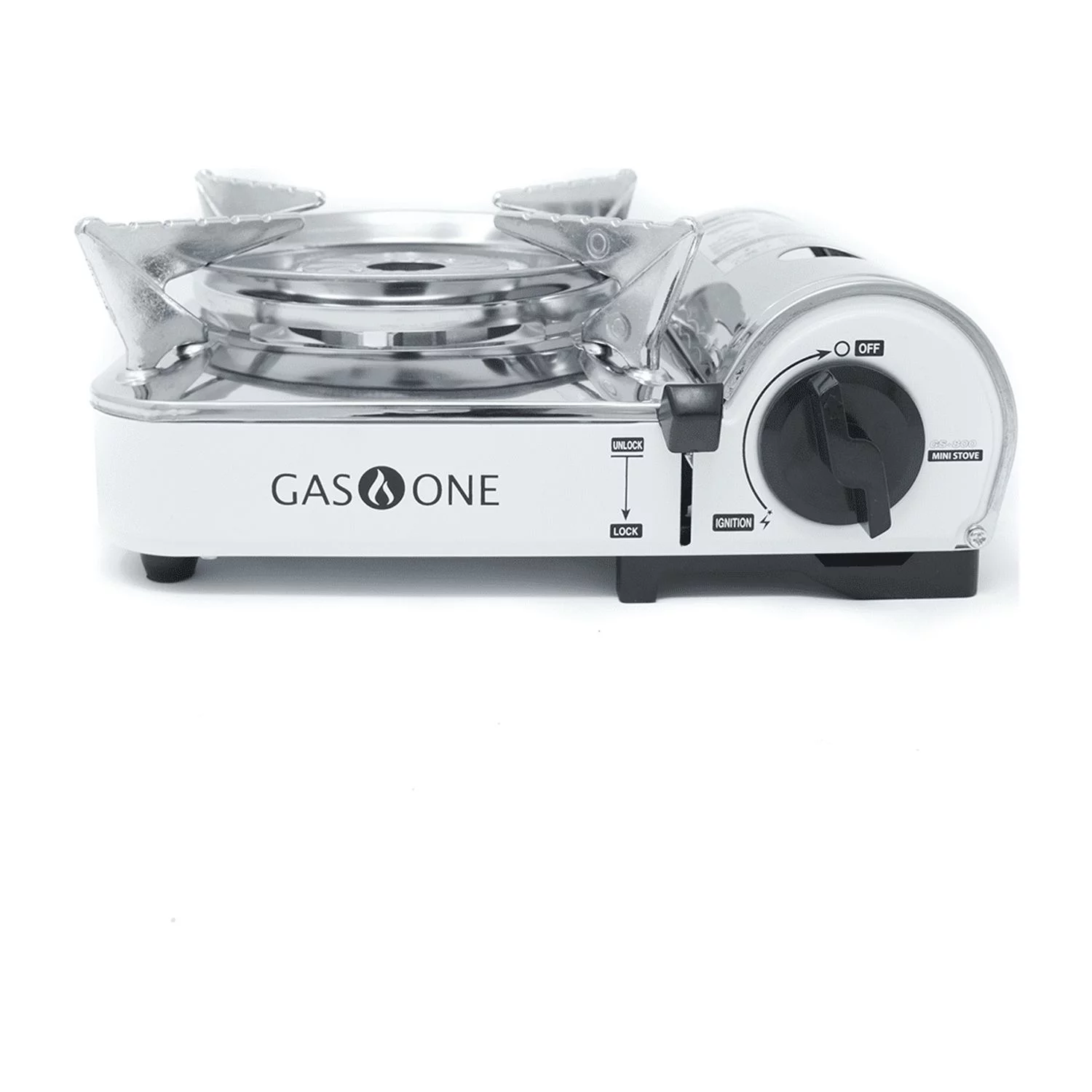 GasOne Emergency Gear Camping Mini Butane Portable Gas Stove with Carrying Case