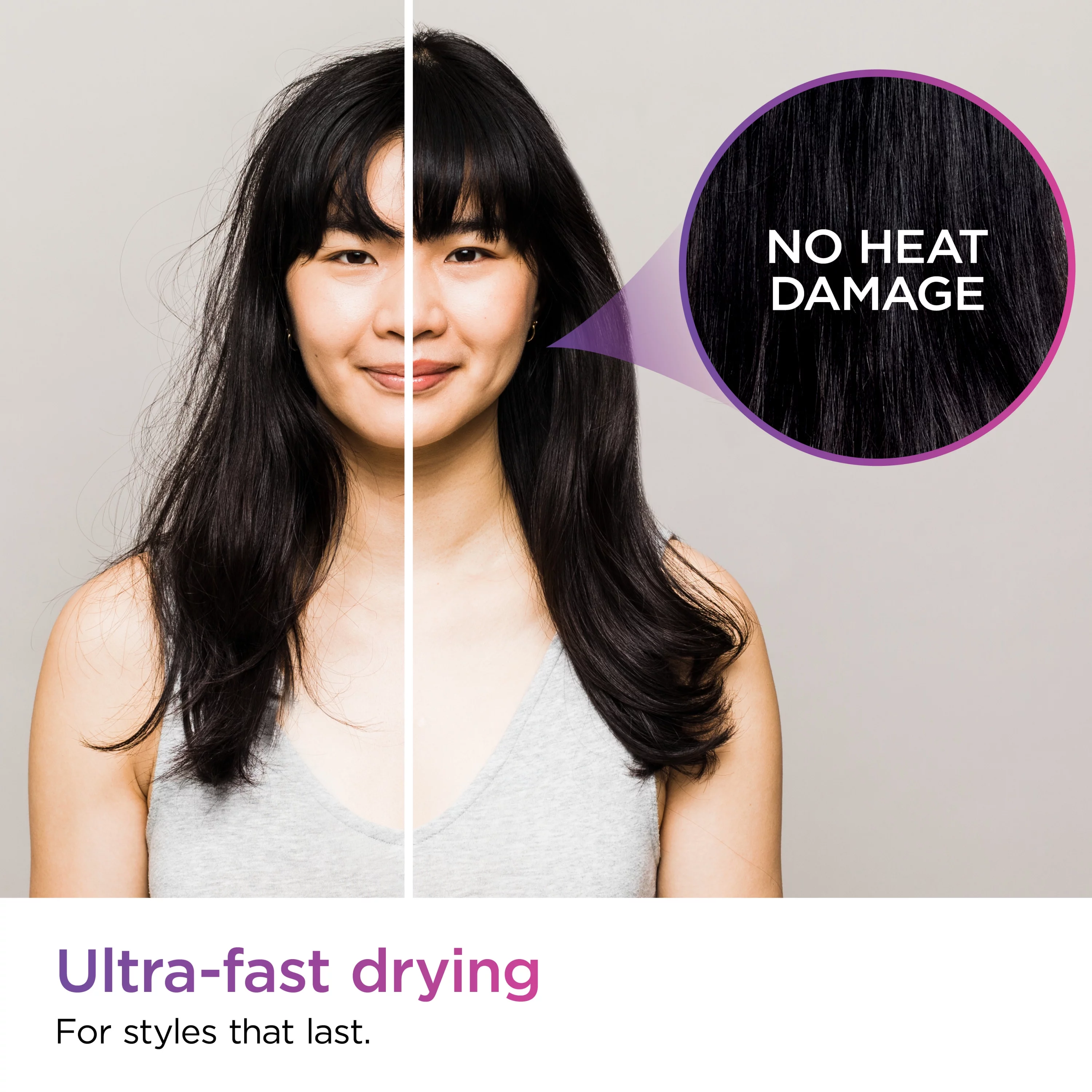 Shark HyperAIR™ Fast-Drying Hair Blow Dryer with IQ 2-in-1 Concentrator Attachment, Auto Presets, For Straight, Wavy, Curly and Coily Hair, No Heat Damage, Ionic (HD102)