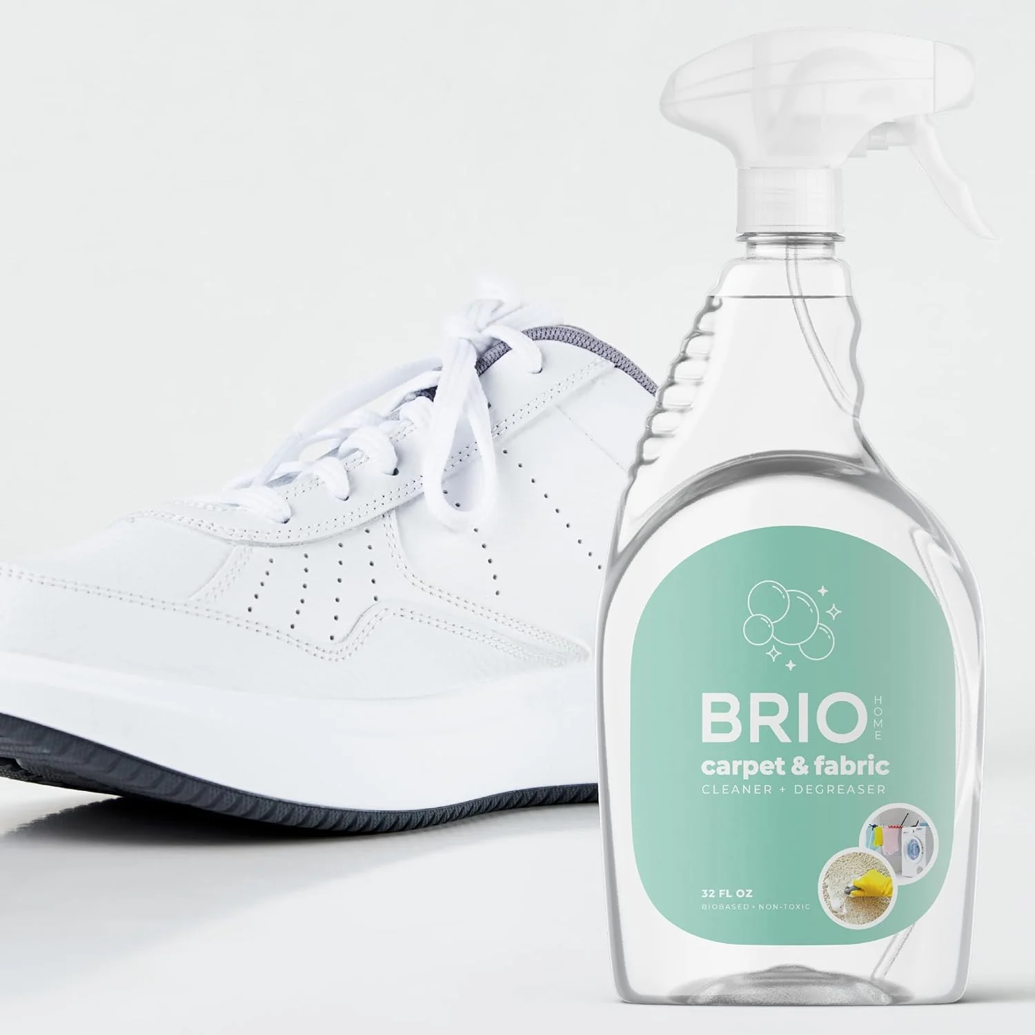 Carpet & Fabric, Scent, Biobased Carpet Cleaner & Stain Remover, Degreaser, Spot Treatment, Fabric Spray, Pretreat Laundry, Shoe Cleaner, 32 Fl Oz Ea, 4 Count