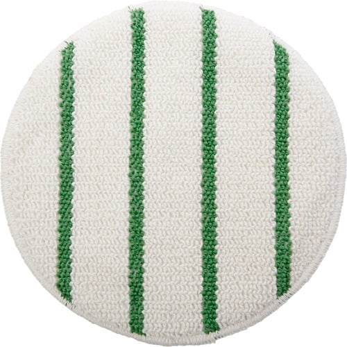 Rubbermaid Commercial Green Stripe Carpet Bonnet 5/Carton x 19