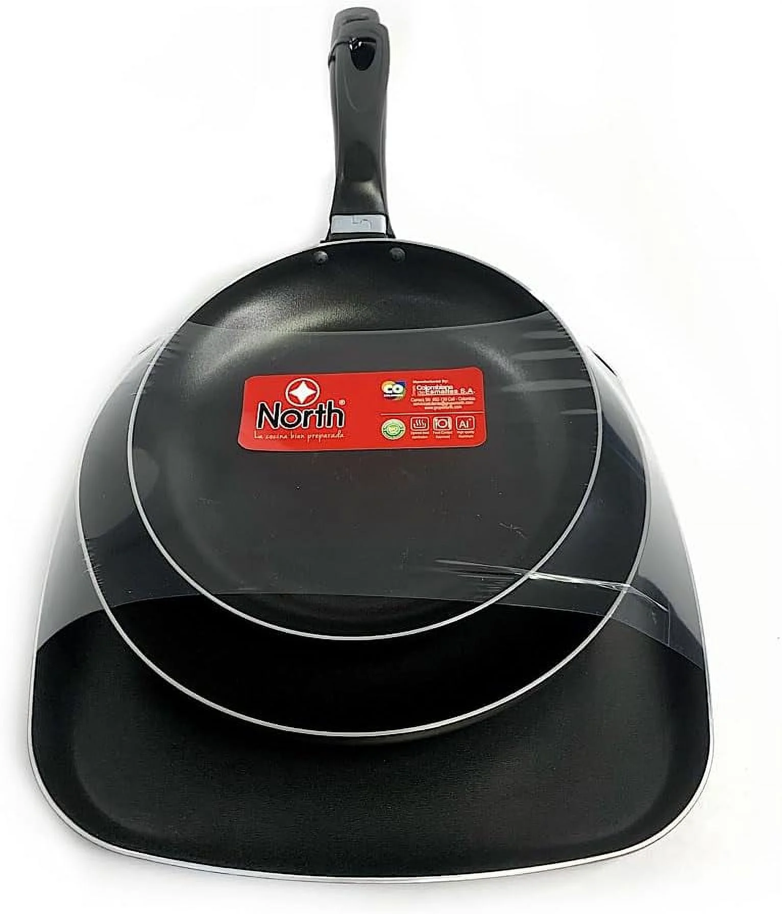 Nonstick Cookware Set, PFOA , Highly Resistant, 5 Layers Of Non-Stick Italian Disc, Nothing Sticks, Cooking With Less Oil, Healthy Cooking (5)