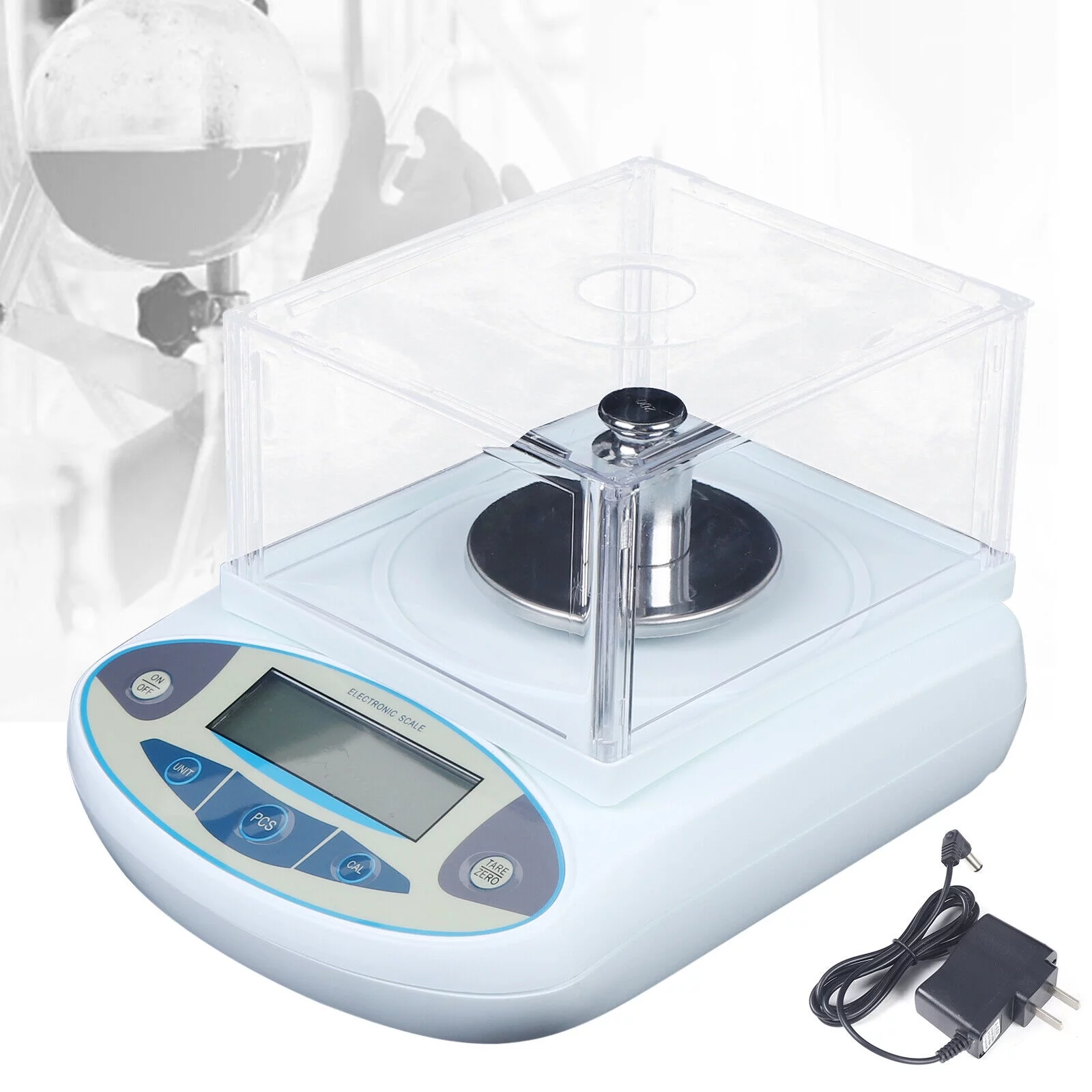 Digital Analytical Balance Laboratory Scales Precision Balance Scale 500g 0.001g Analytical Balance LCD Lab Digital Electronic Precision Scale 500x0.001g 1mg