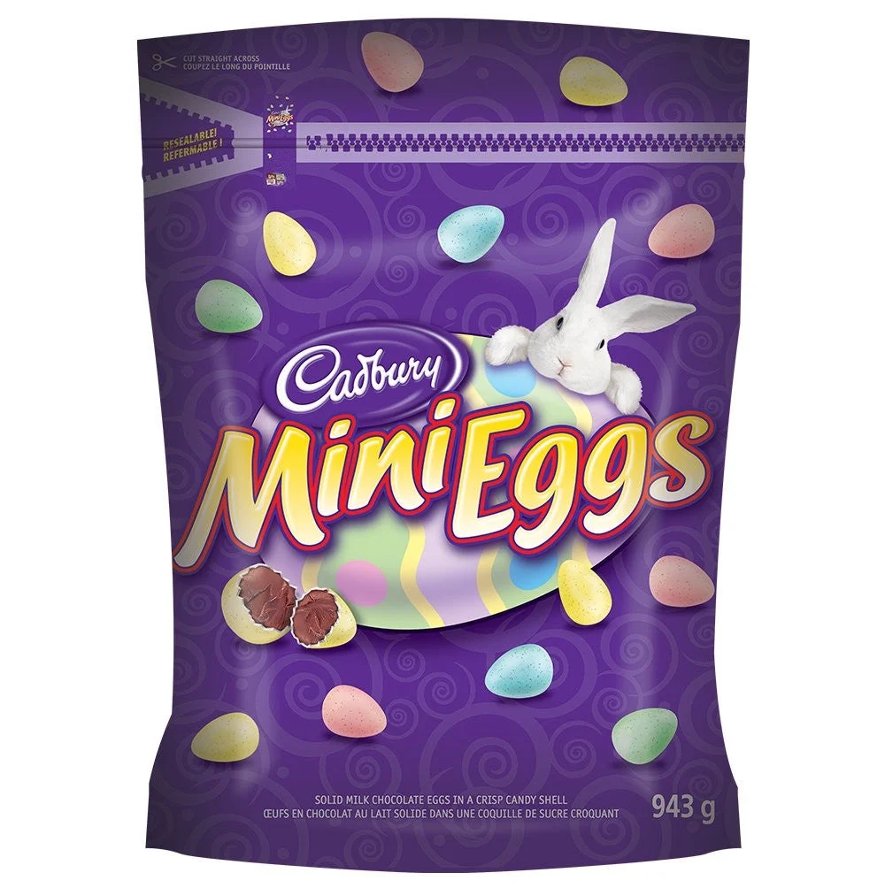 Cadbury Mini Egg Pouch Chocolate, 943g/33.3 oz. {Imported from Canada}