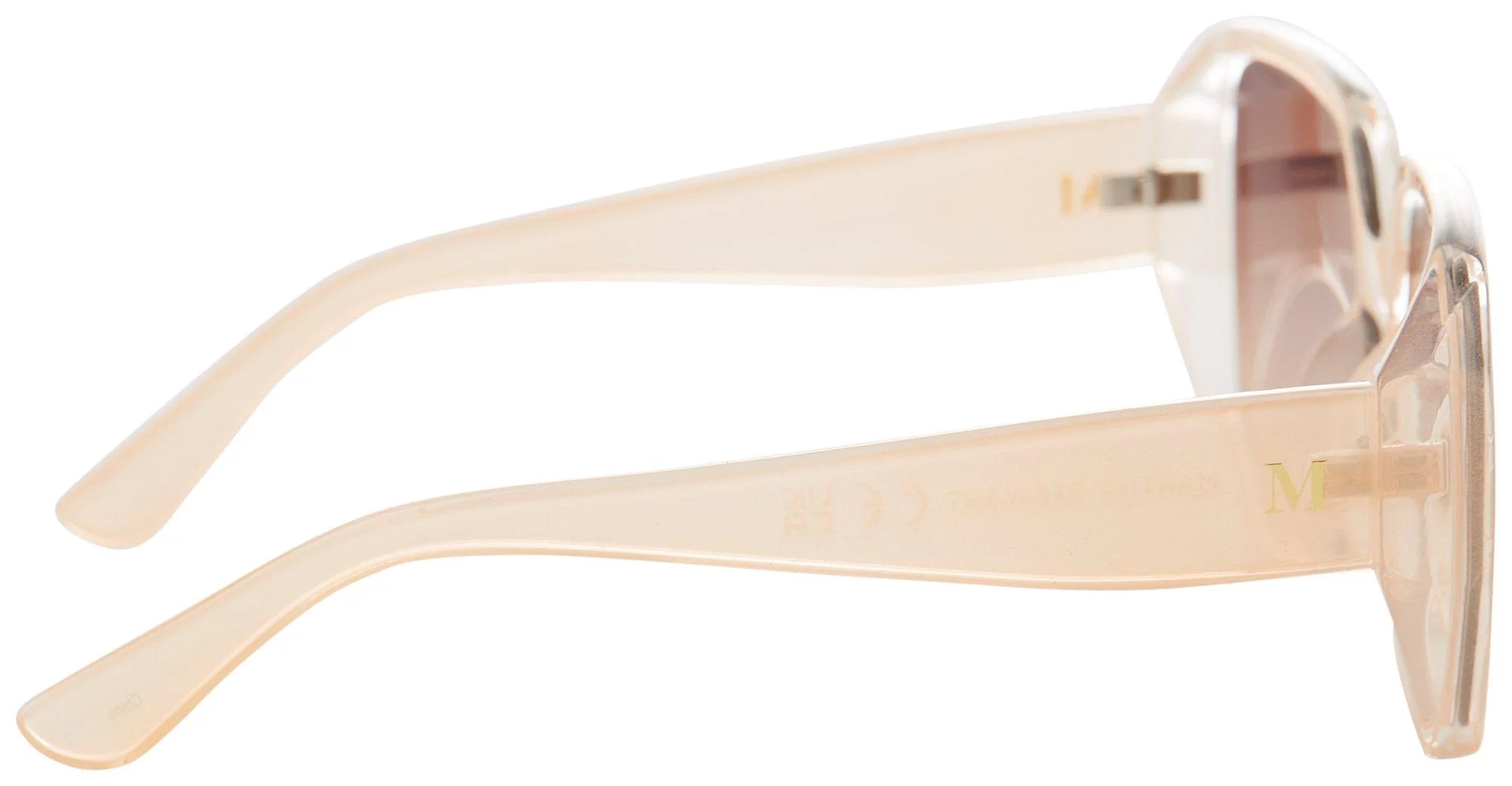 Martha Stewart Women's MS123 Modern UVA and UVB Protective Square Fashion Sunglasses, 58mm