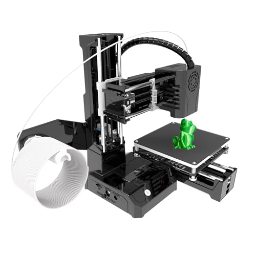 FDM Mini 3D Printer, High Accuracy Improve Spatial Imagination 3D Printer, Quick Assembly Mini 3D Printer for Beginners for Household